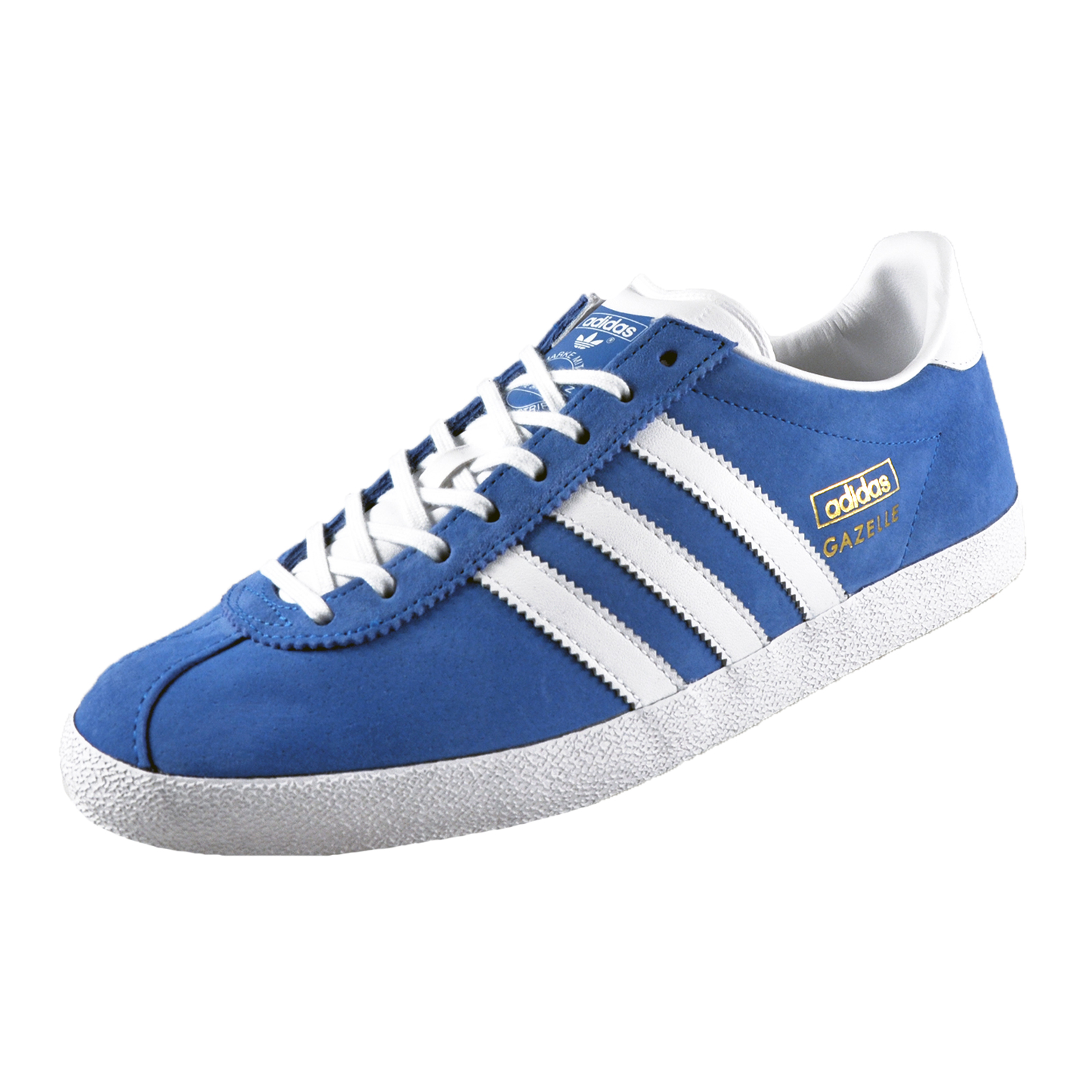 Adidas Originals Mens Gazelle OG Classic Retro Trainers Blue *AUTHENTIC