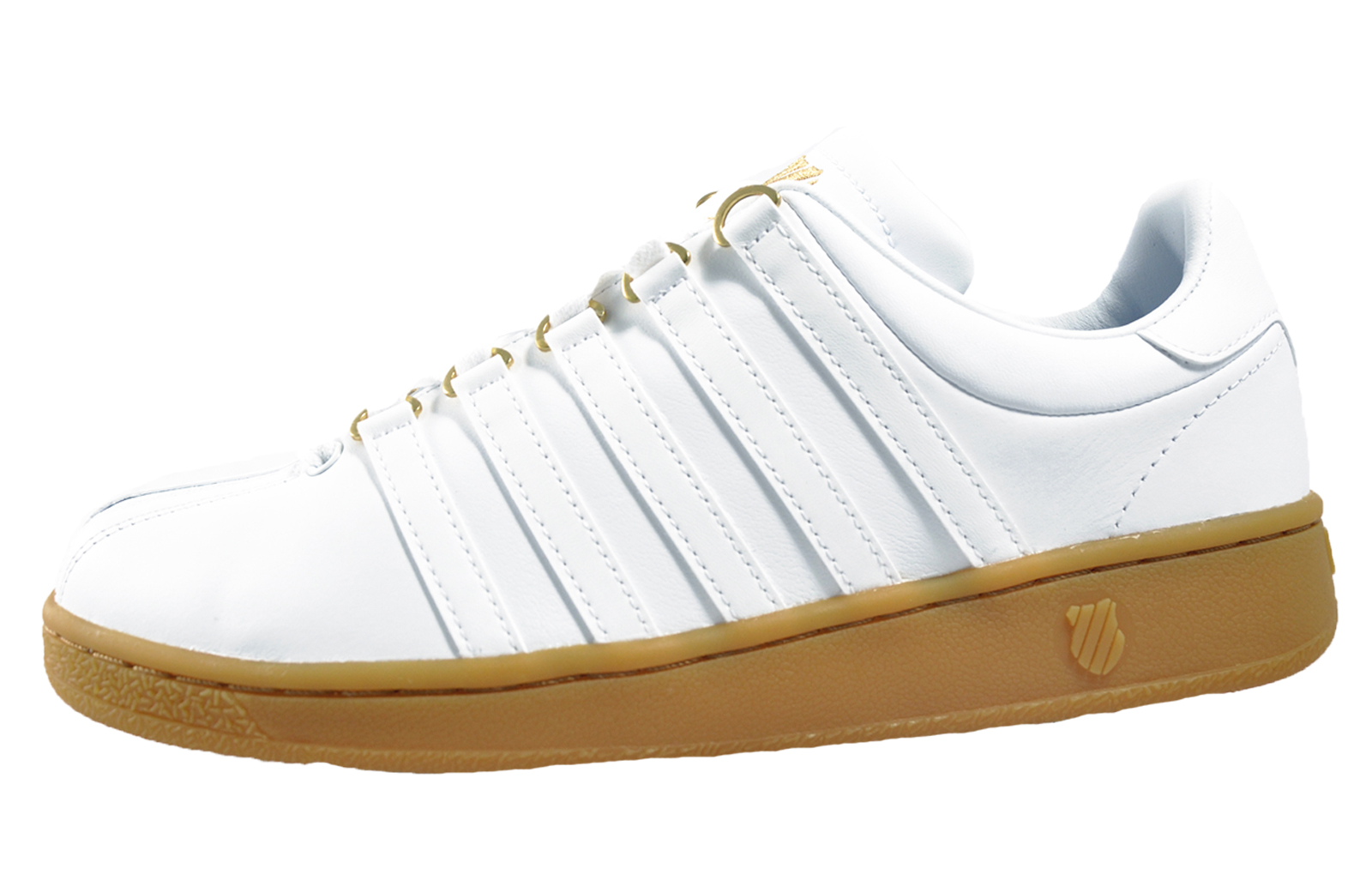 K Swiss Classic VN Vintage Mens White Leather Retro Trainers | eBay