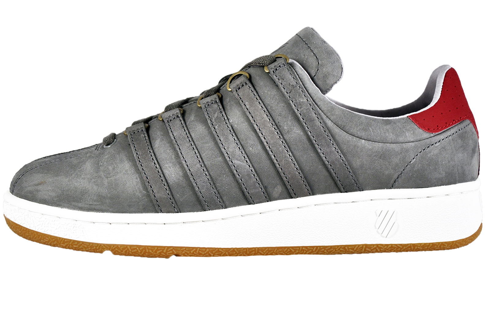 K Swiss Mens Classic Vintage Casual Leather Retro Trainers Grey * AUTHENTIC * eBay