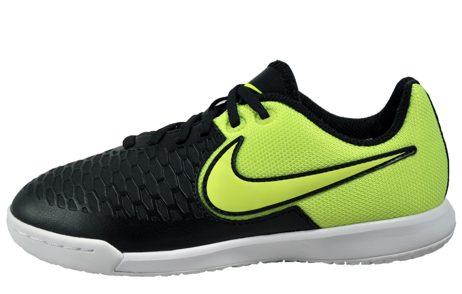 Nike Magista X Pro Junior Kids Boys Football Trainers Black Volt Green | eBay