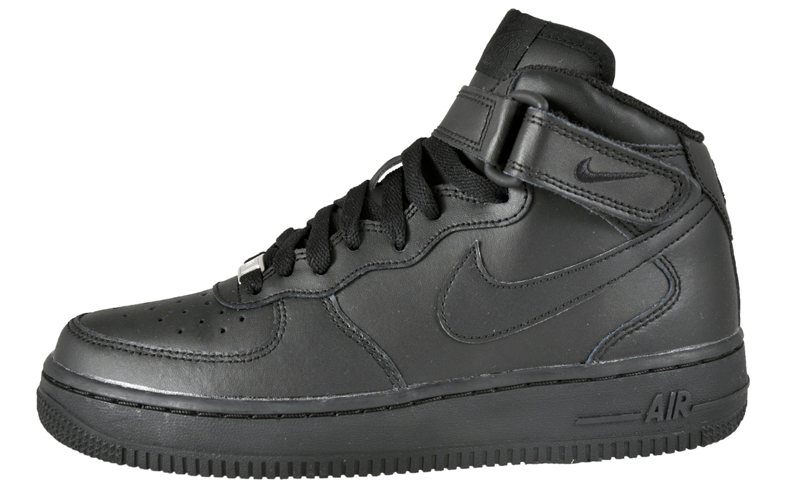 air force 1 black mid mens