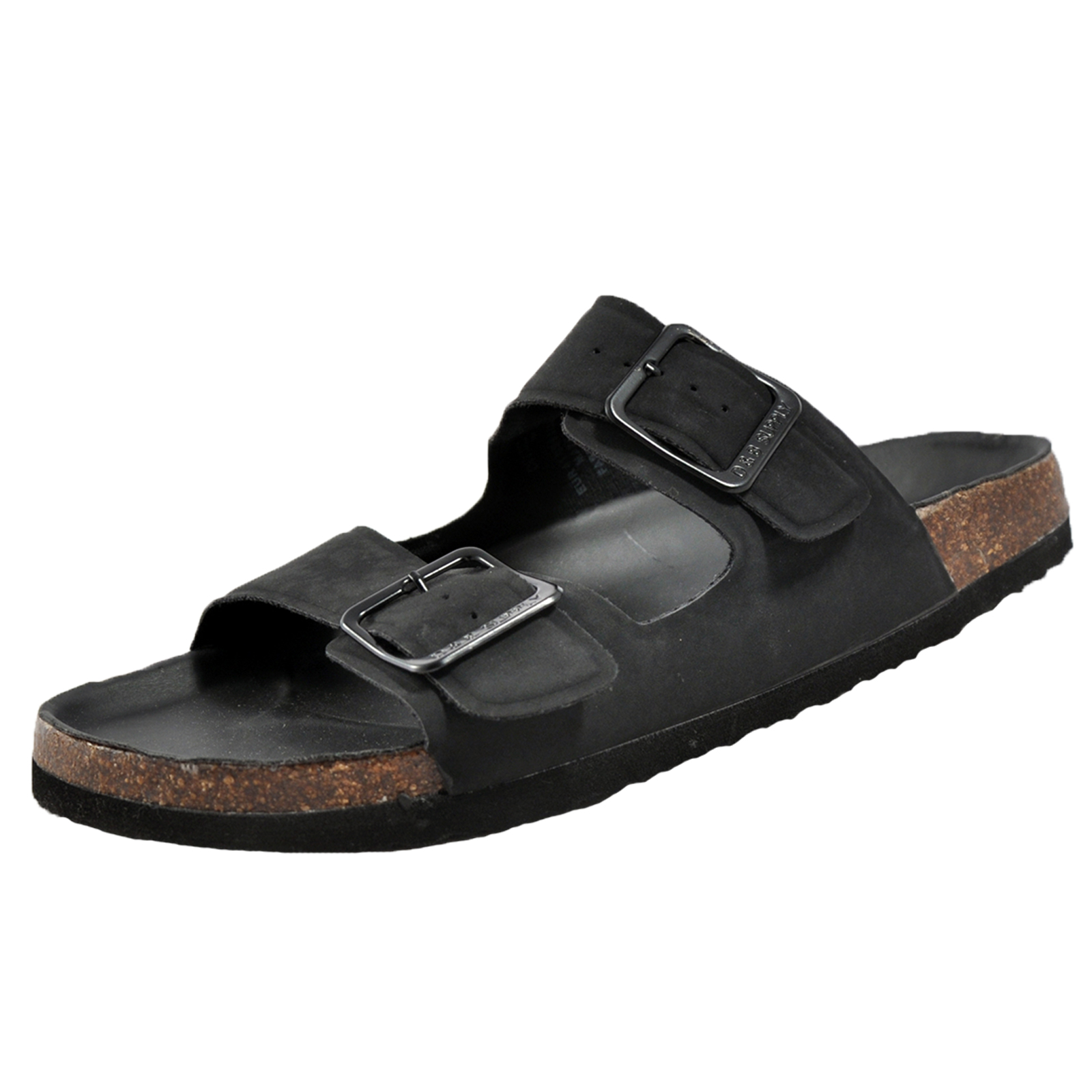 twin buckle sandals