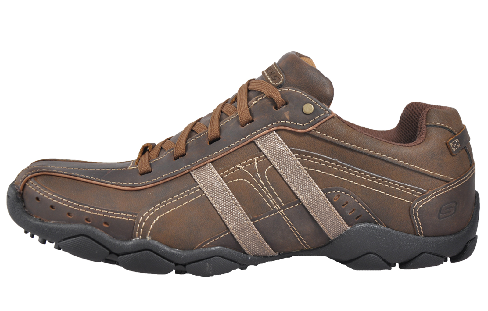 skechers memory foam leather shoes