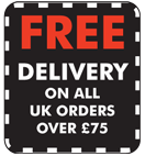 free delivery on orders over �75