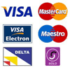 We accept credit cards and paypal