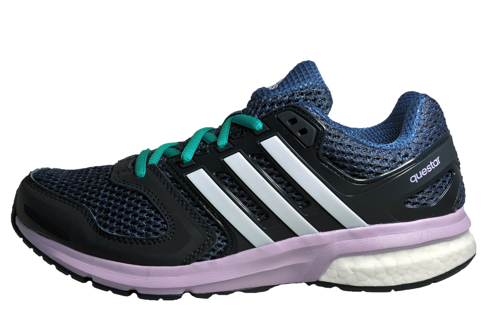 Adidas Questar Boost Womens Premium Running Shoes Fitness Gym Trainers Navy | eBay