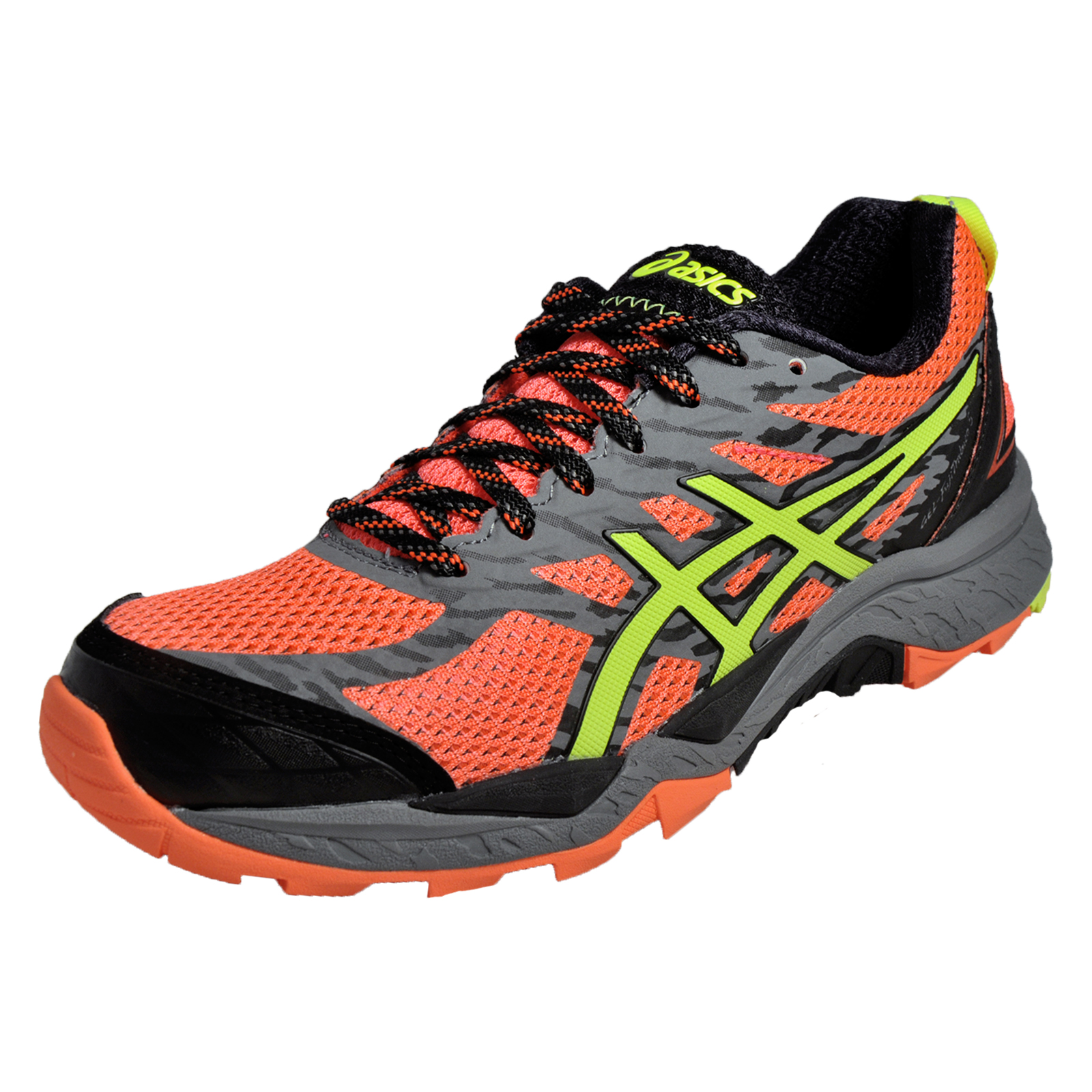 Asics Gel-Fuji Trabuco 5 Womens All-Terrain Trail Running Shoes Flash ...