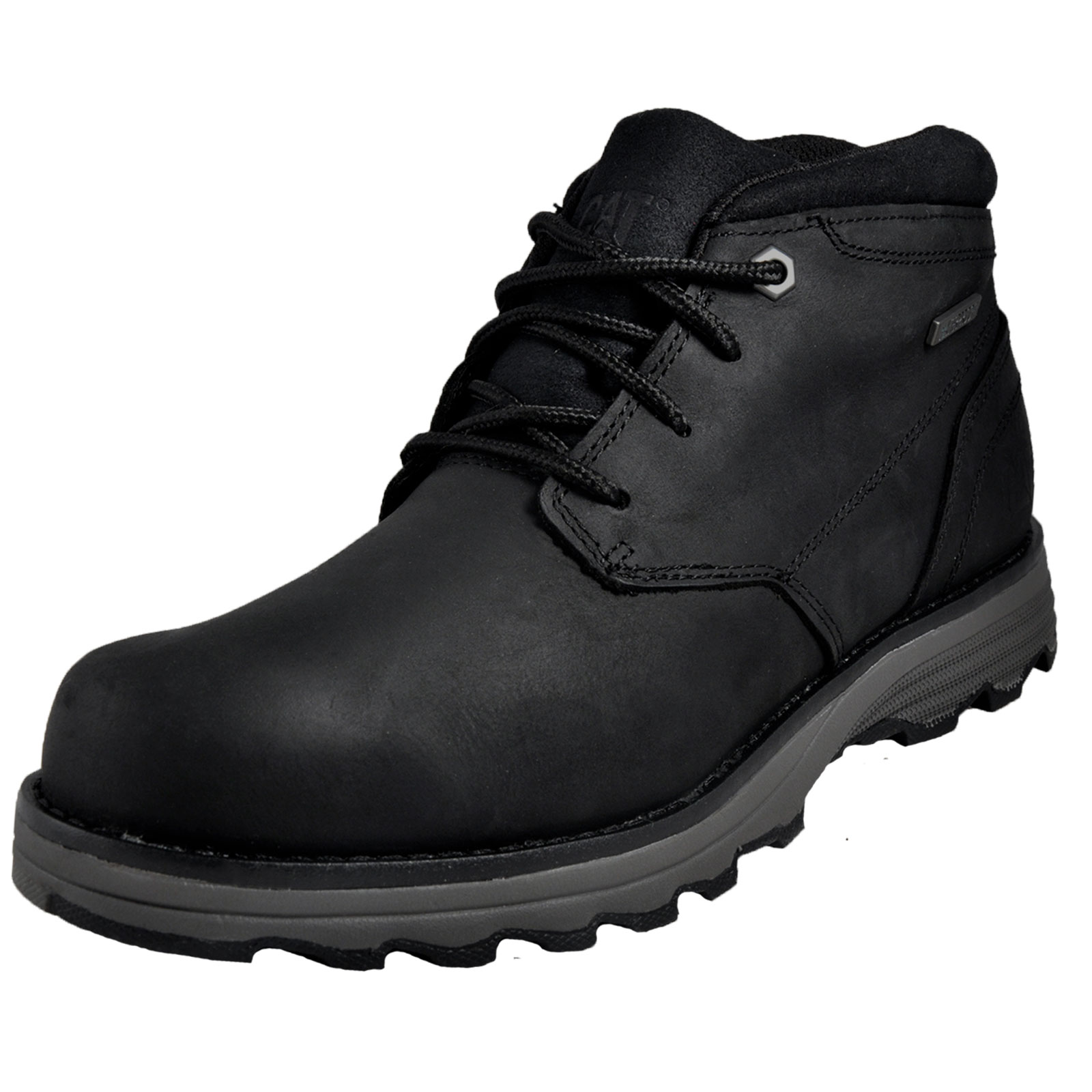 mens black leather walking boots caterpillar cat elude waterproof mens leather outdoor mens black leather walking boots caterpillar cat elude waterproof mens leather outdoor