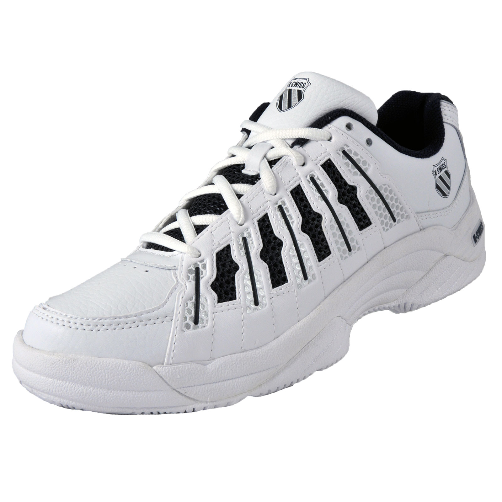 K Swiss Mens Leather Cross Training Shoes (Wht) * AUTHENTIC * | eBay