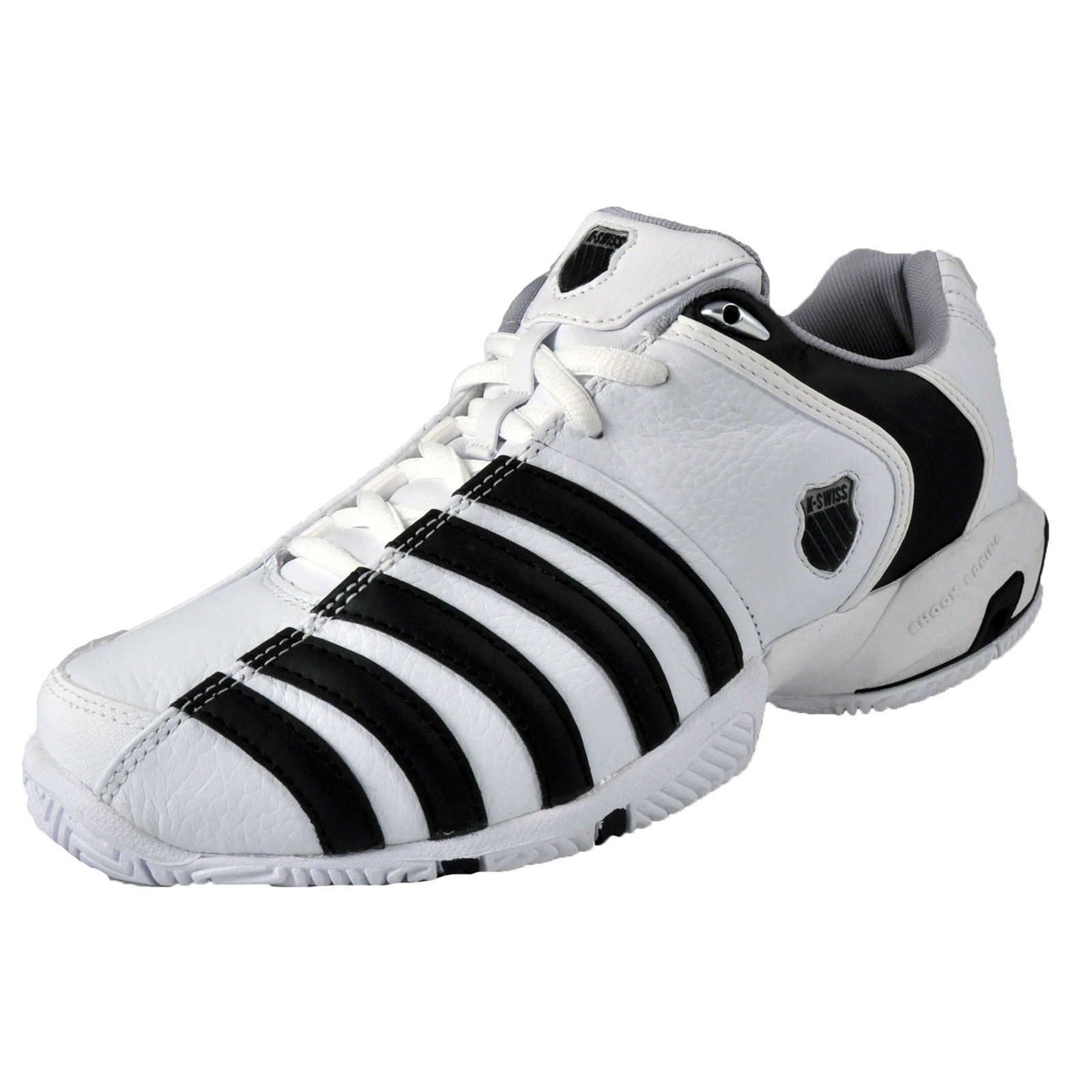K Swiss Mens Leather Cross Training Shoes (Wht) * AUTHENTIC * | eBay