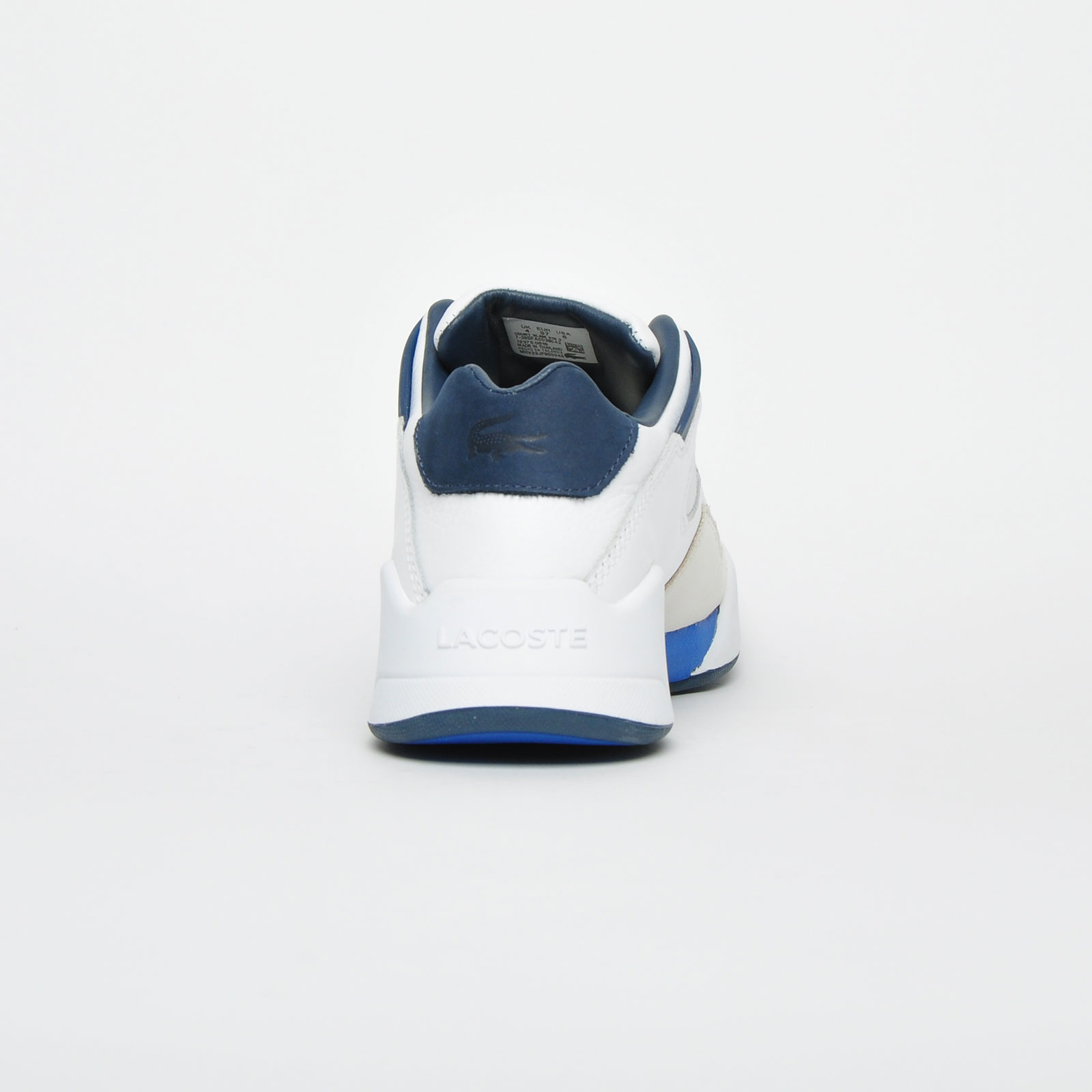 lacoste court slam synthetic and leather w