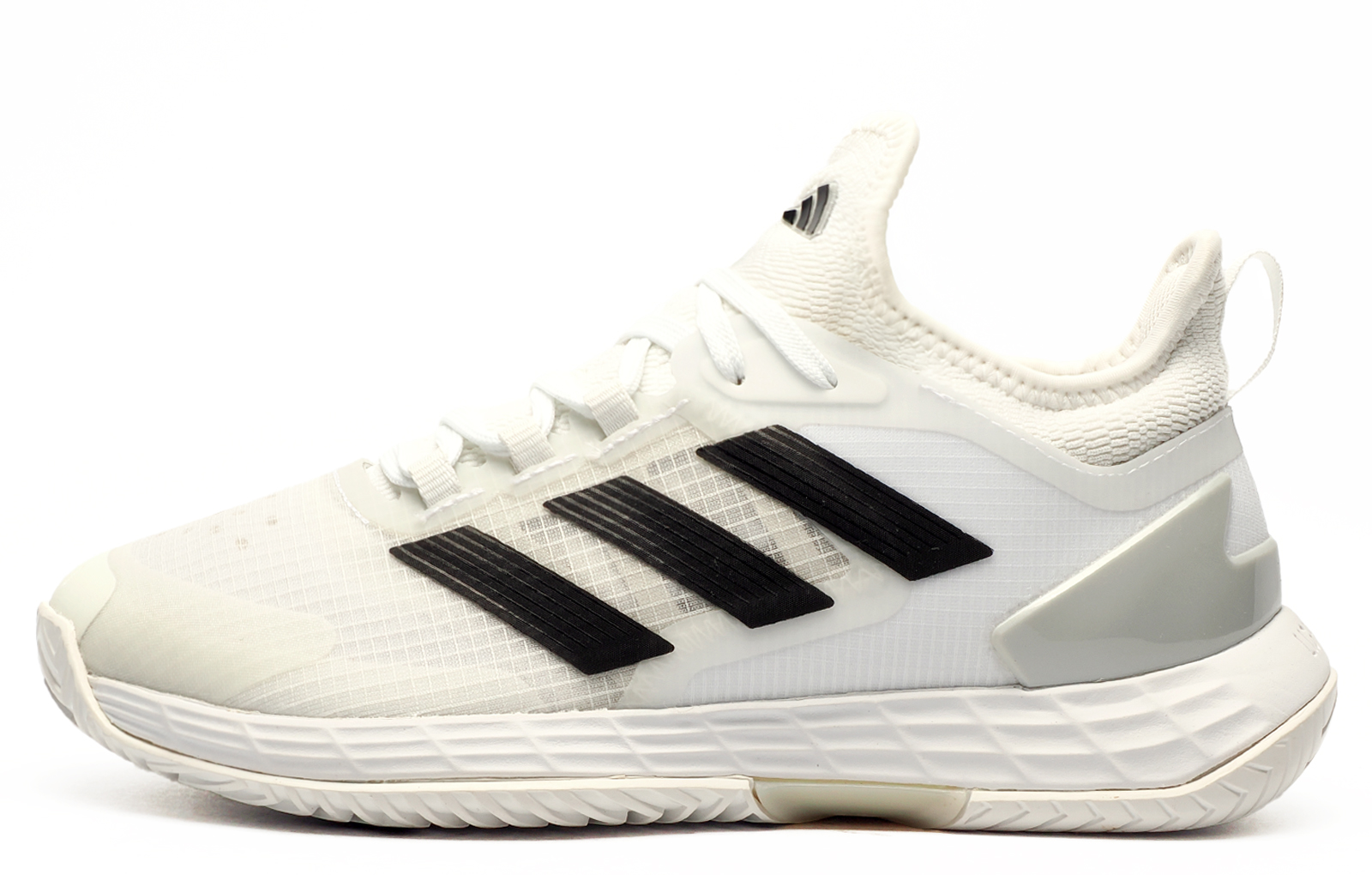 Adidas Adizero Ubersonic 4.1 Men's | Court Shoes  | White / Core Black / Matte Silver  | UK Size 8.5