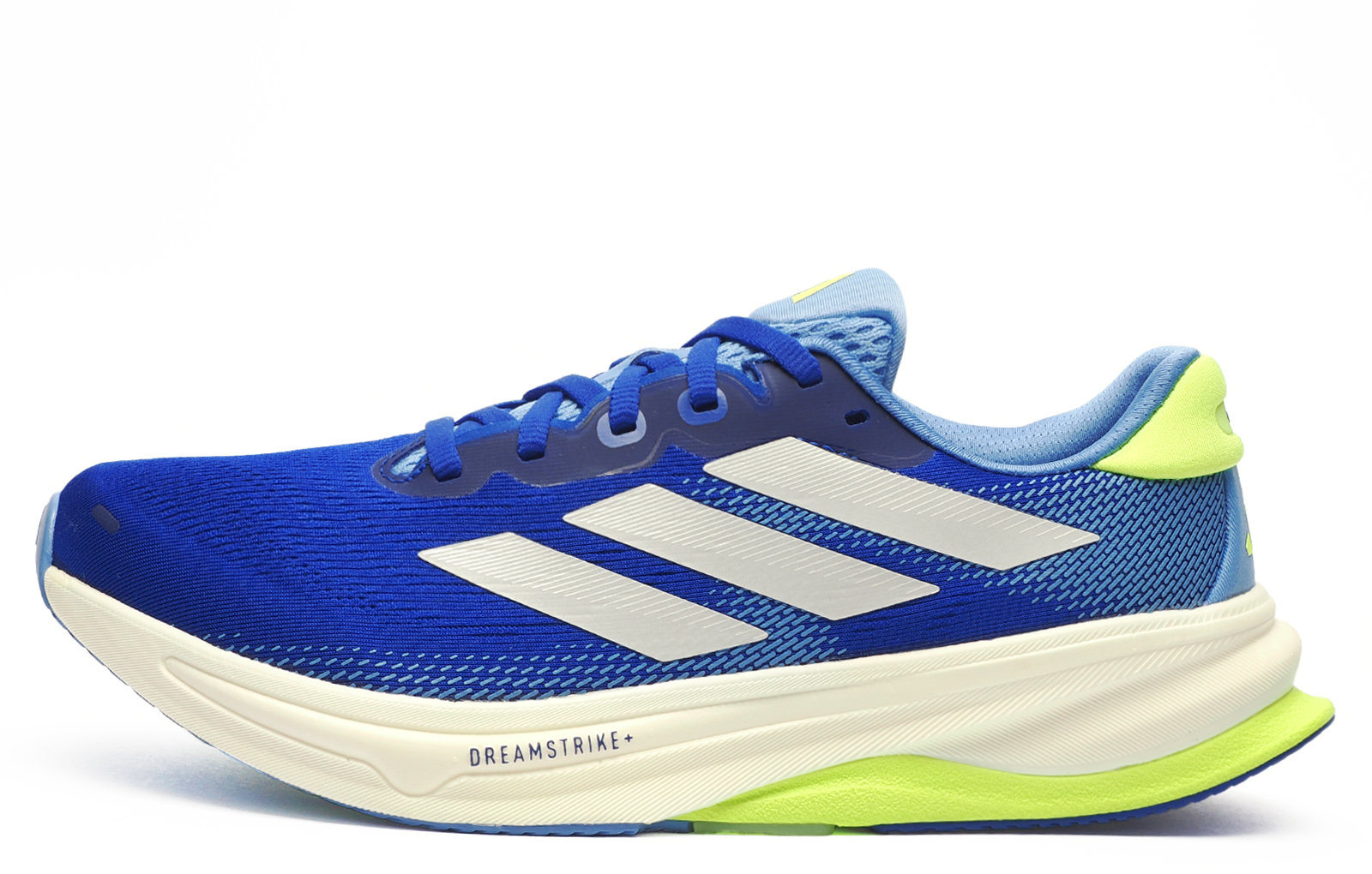 Adidas Supernova Solution 2 Men's Running Shoes Men's | Running Trainers  | Lucid Blue / Zero Metallic / Lucid Lemon  | UK Size 7.5