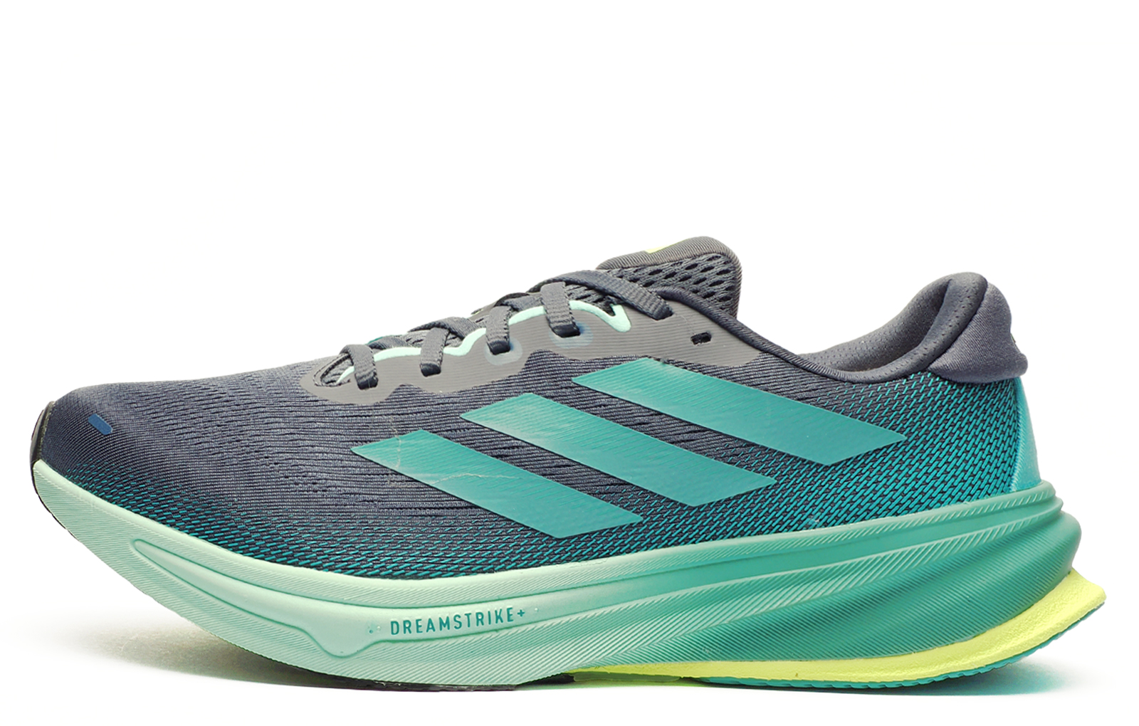 Adidas Supernova Rise 2 Men's Running Shoes Men's | Running Trainers  | Blue / Mint Tone / Hi-Res Yellow  | UK Size 8.5