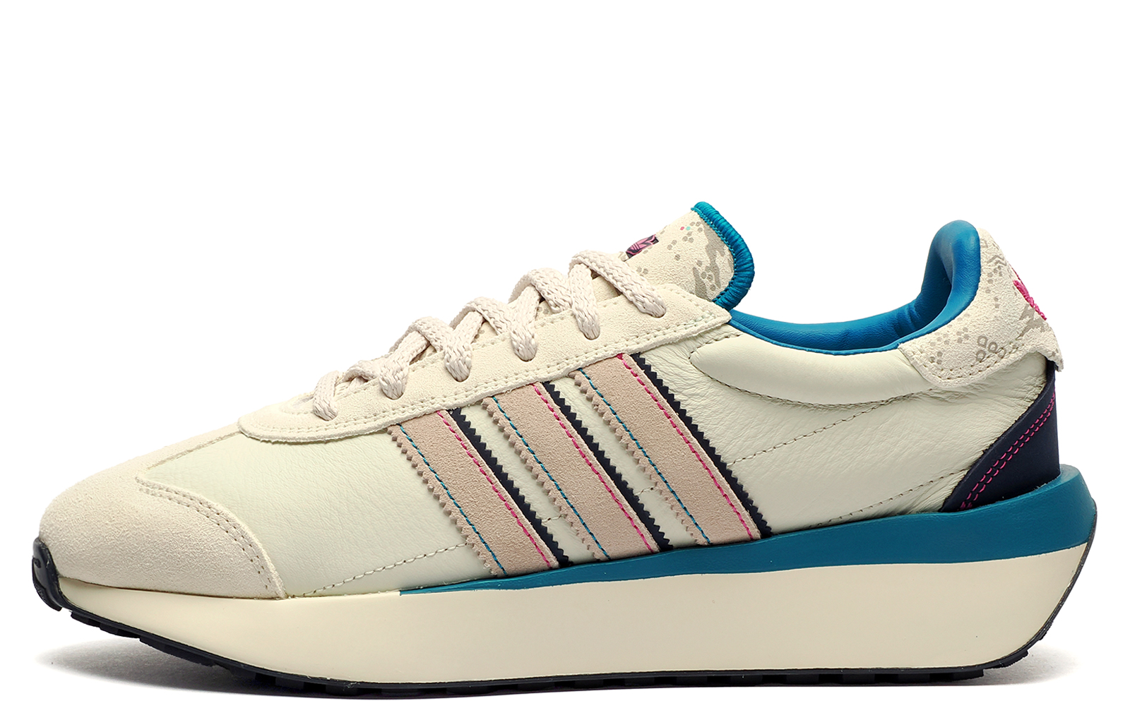 Adidas Originals Country XLG Limited Eition Men's Trainers  Size: 10.5 Colour : Off White / Milky White / Teal