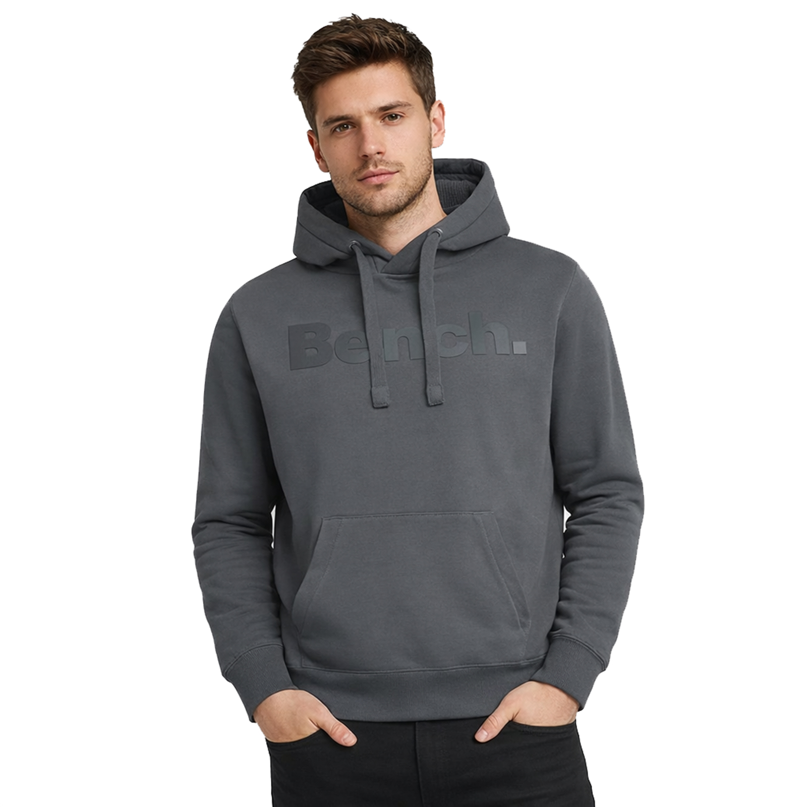 Bench Probert Men's Hoodie - Adult - Dark Grey | Hoodies  | Dark Grey  | UK Size XXL