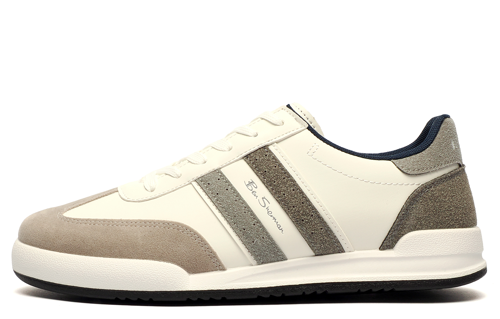 Ben Sherman Original Sokka Men's Trainers  Size: 8 Colour : White / Grey