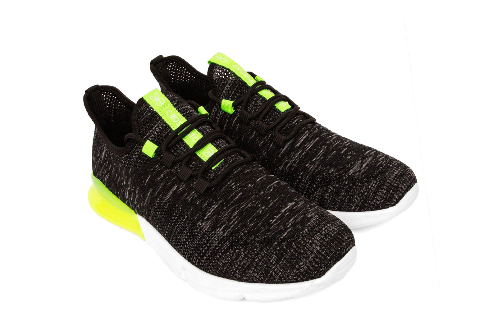 Crosshatch Smitlay Men's | Slippers  | Black/Green  | UK Size 8