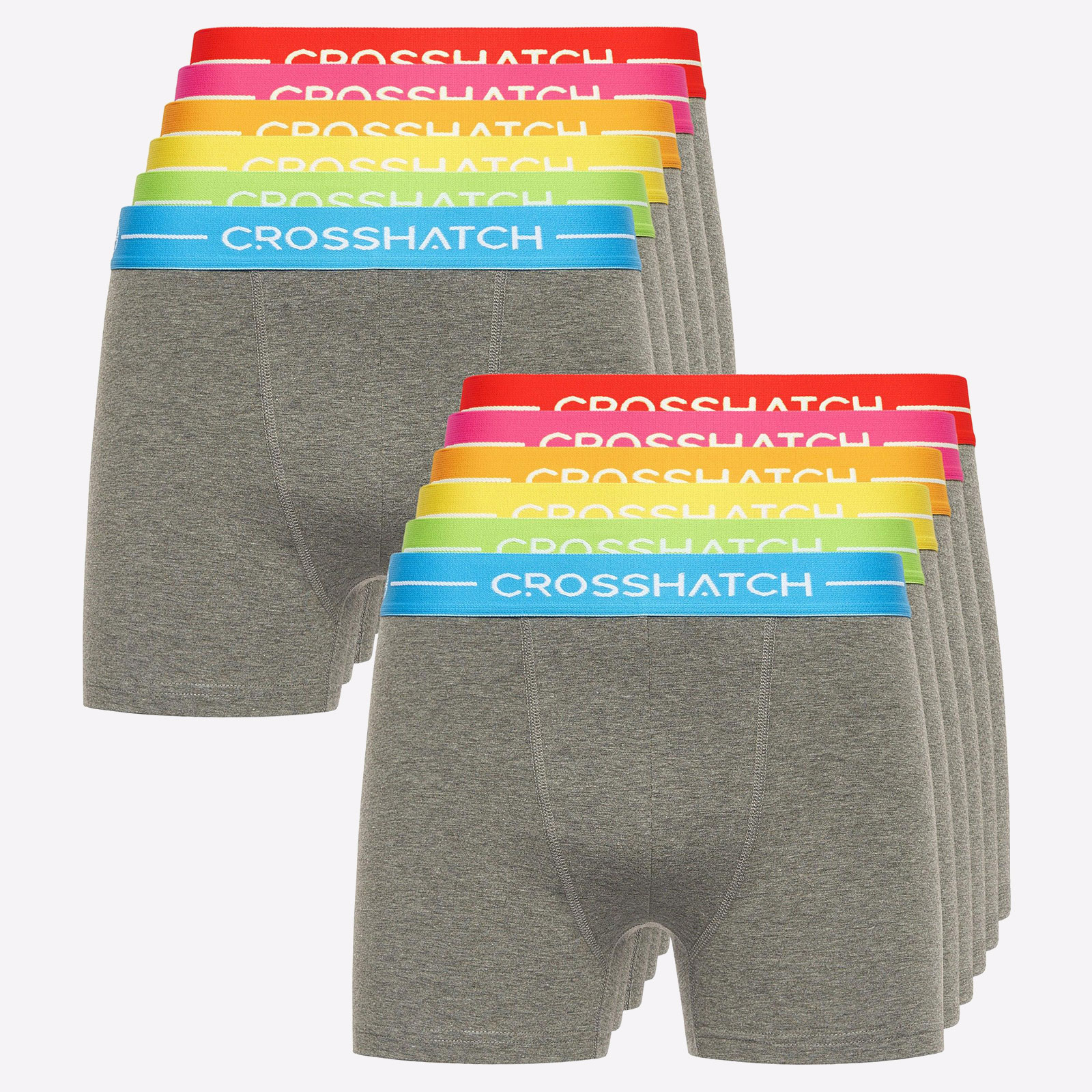 Crosshatch Astral Bright Boxers Men's (12 Pack)
