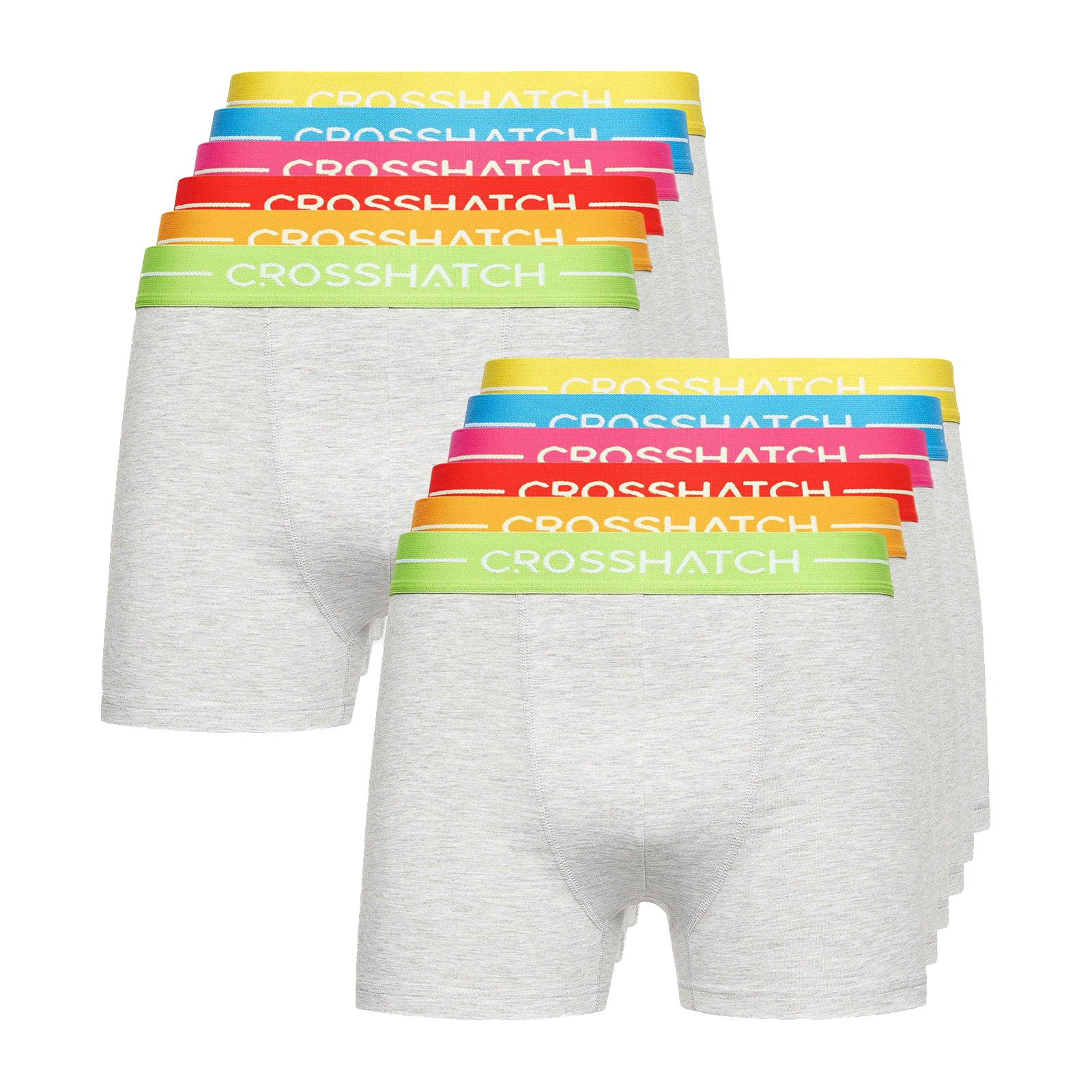 Crosshatch Astral Bright Boxers Men's (12 Pack)