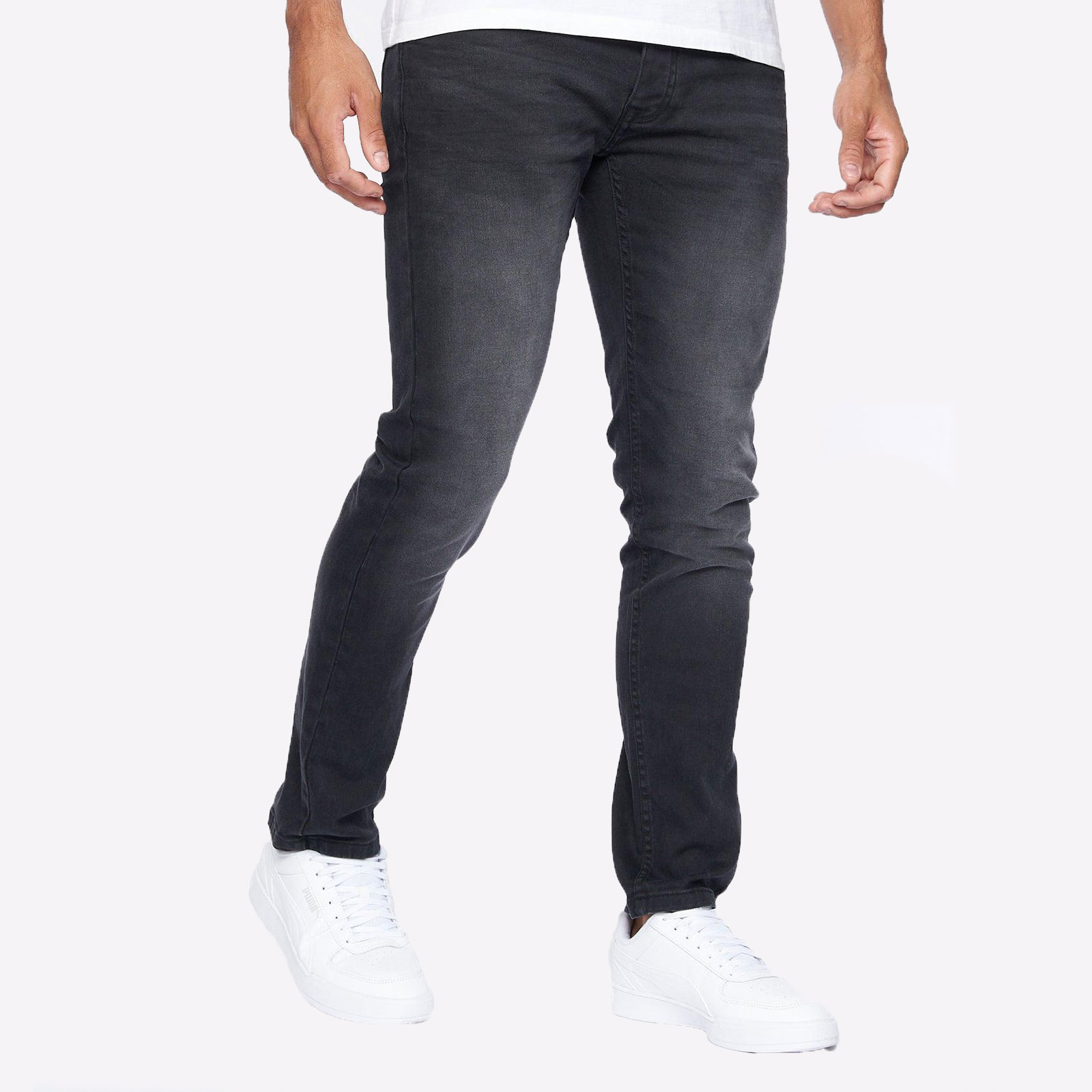 Crosshatch Barbeck Slim Fit Jeans Mens - BTM-1482