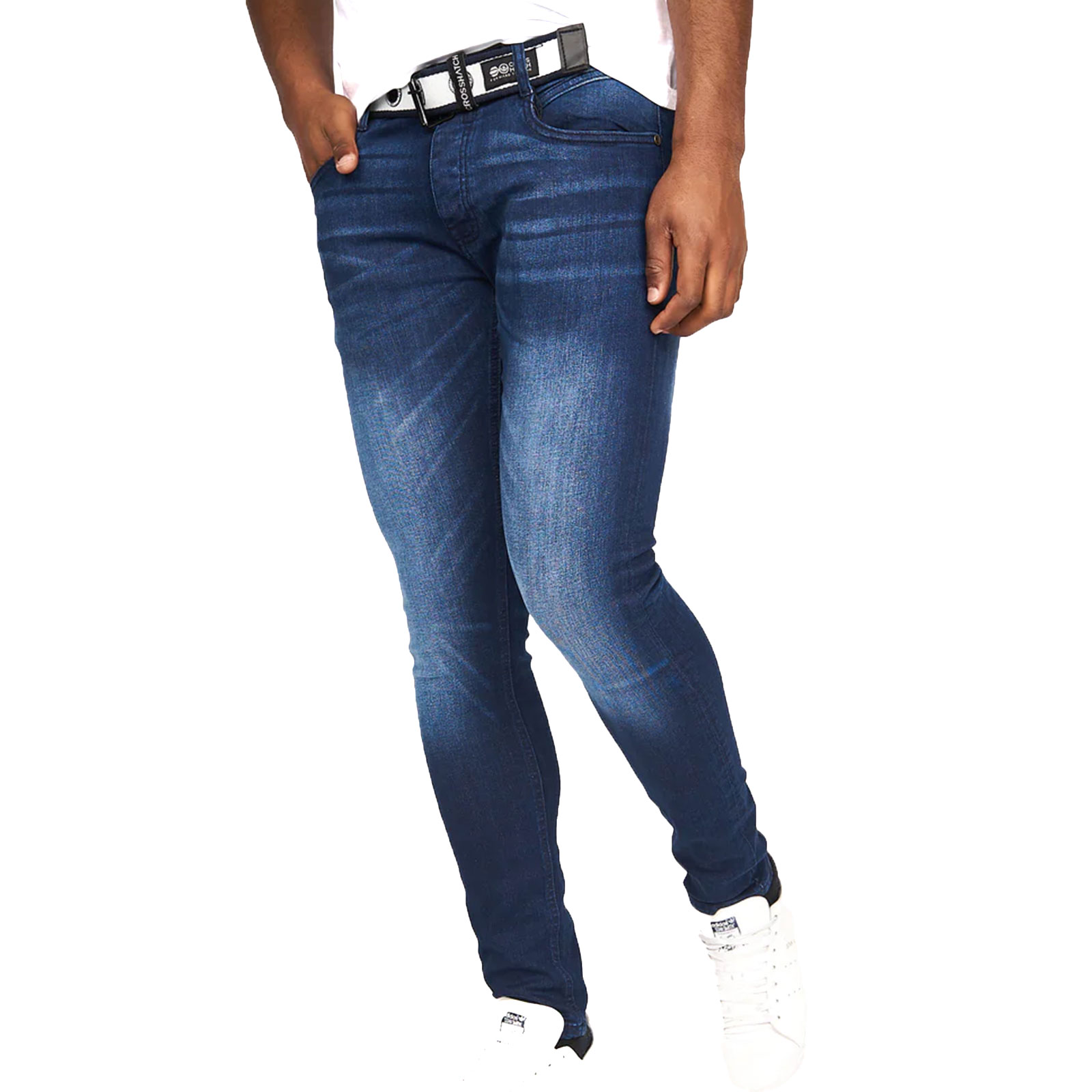 Crosshatch Barbeck Slim Fit Jeans Men's  Size:  Colour : Dark Wash W38 L34 In Dark Wash