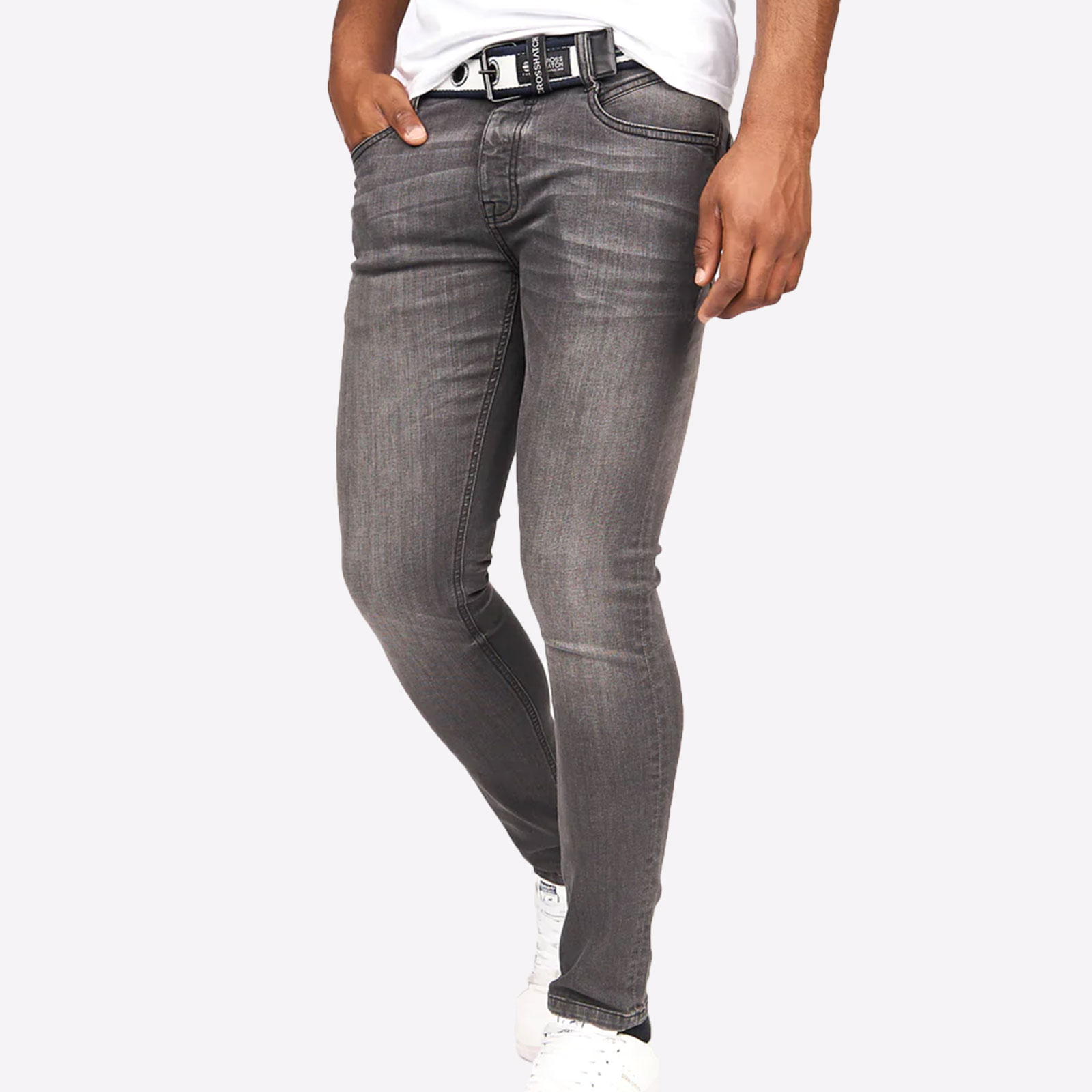 Crosshatch Barbeck Slim Fit Jeans Mens - BTM-1485