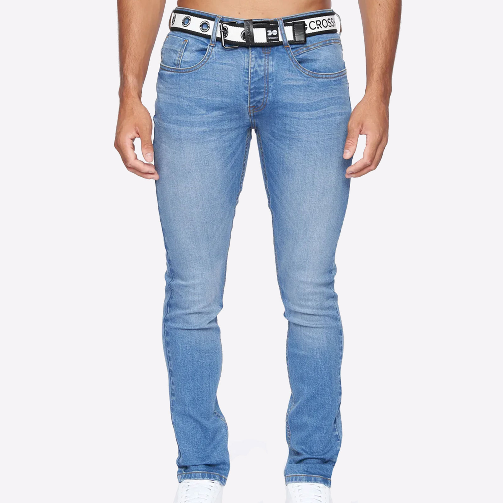 Crosshatch Barbeck Slim Fit Jeans Mens - BTM-1486