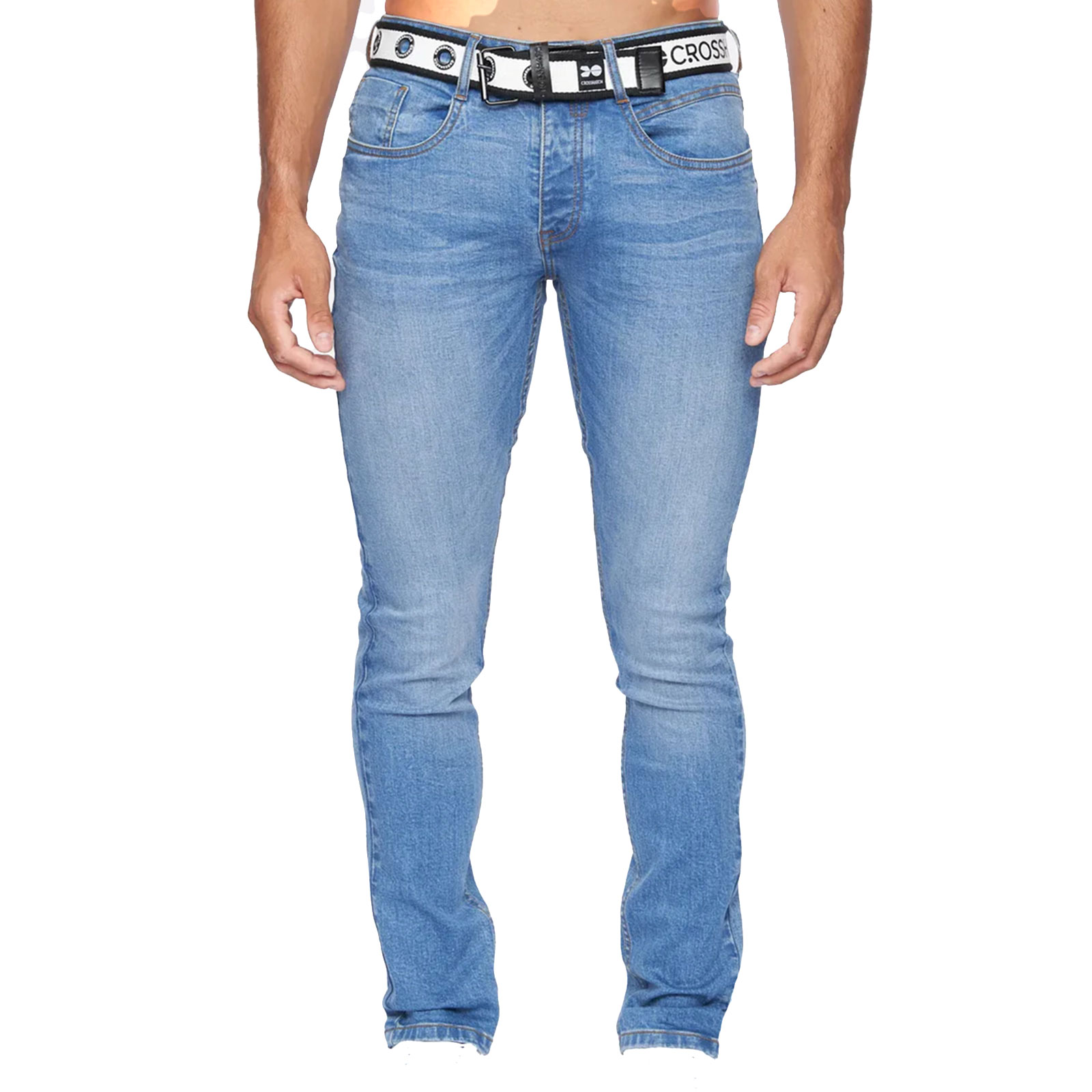 Crosshatch Barbeck Slim Fit Jeans Mens - BTM-1486