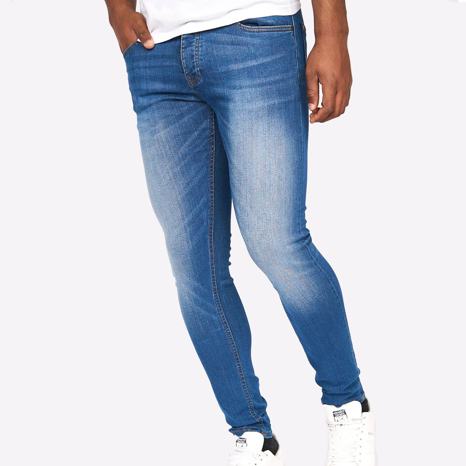 Crosshatch Barbeck Slim Fit Jeans Mens - BTM-1487