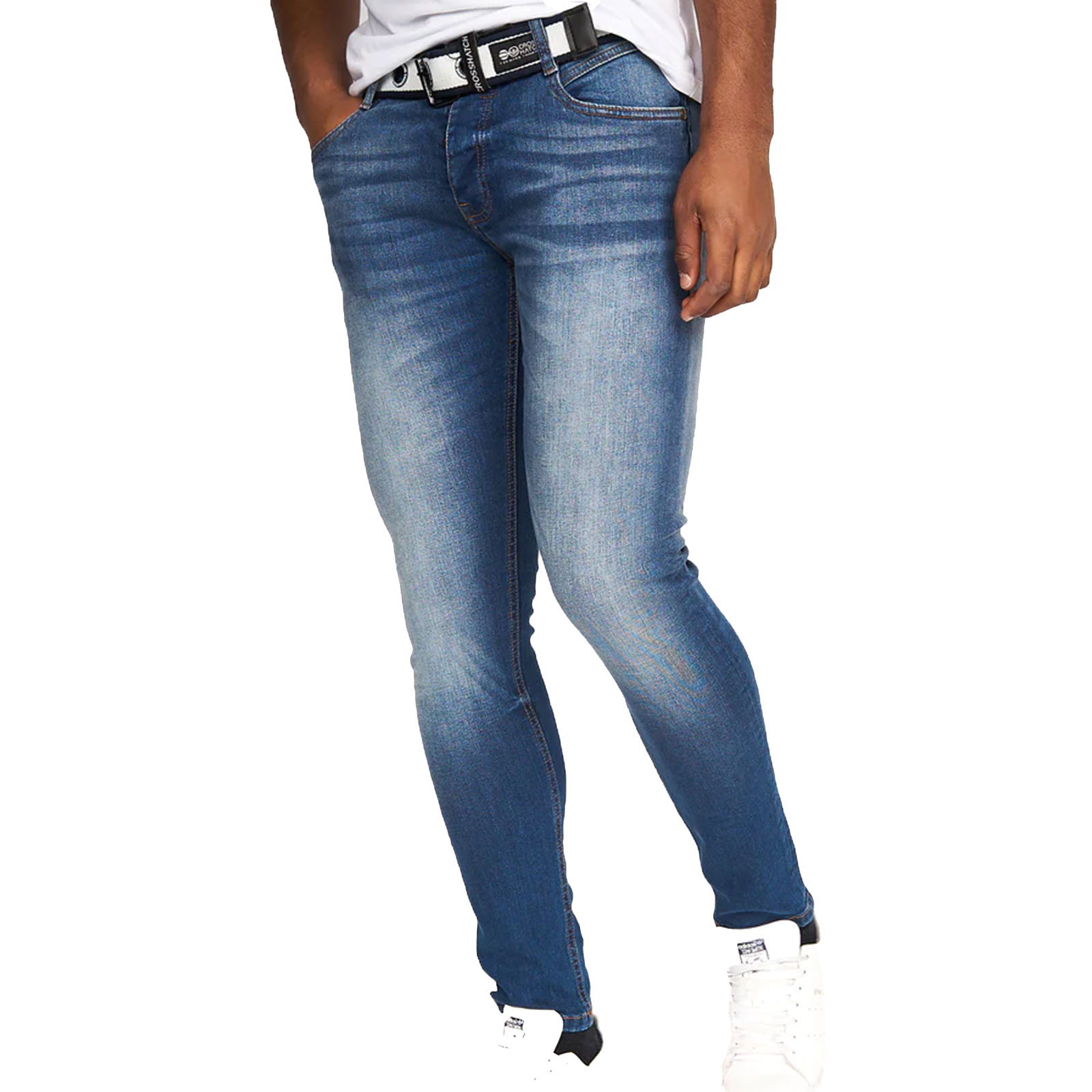 Crosshatch Barbeck Slim Fit Jeans Mens - BTM-1488