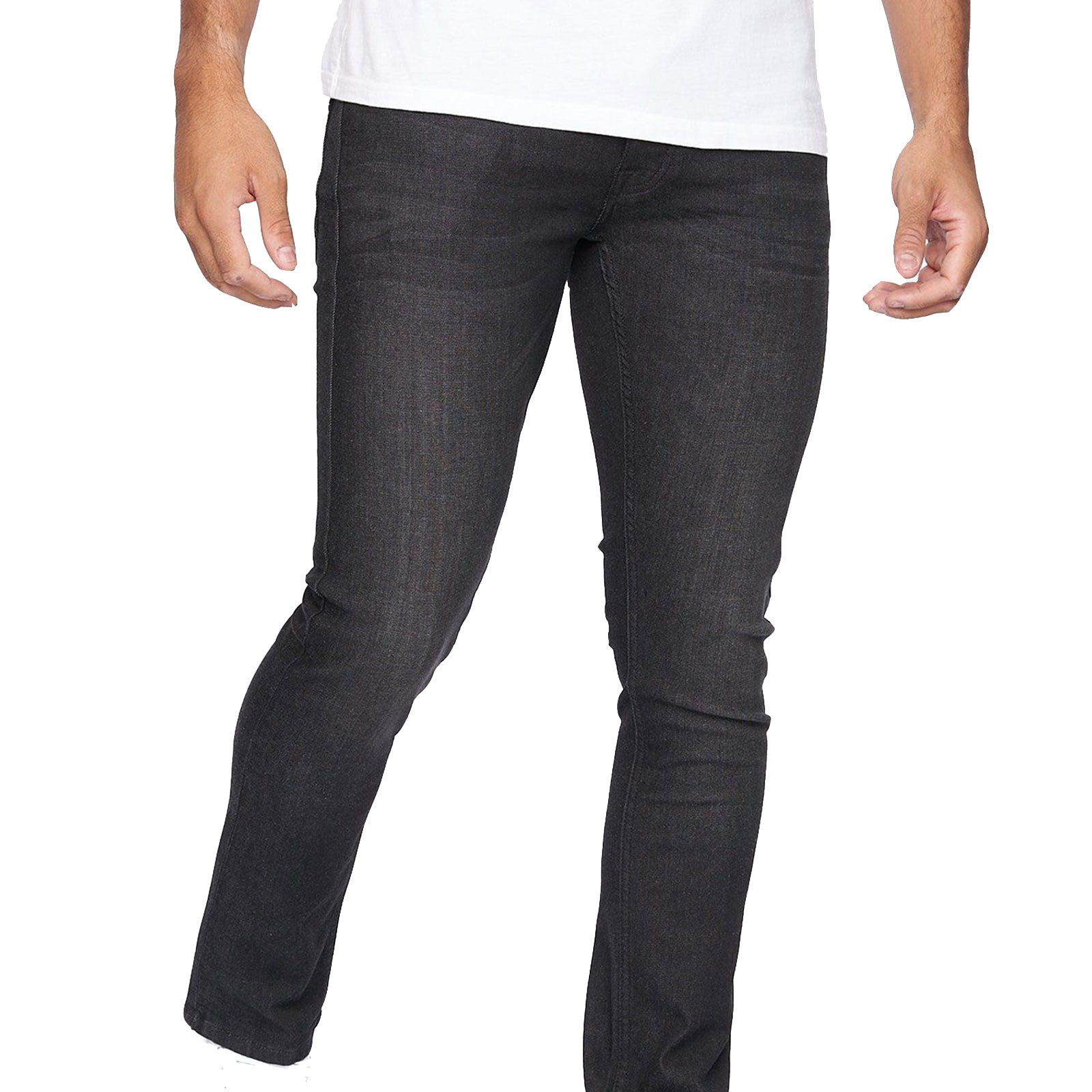 Crosshatch Buraca Slim Fit Jeans Men's  Size:  Colour : Charcoal Wash W38 L32 In Charcoal Wash
