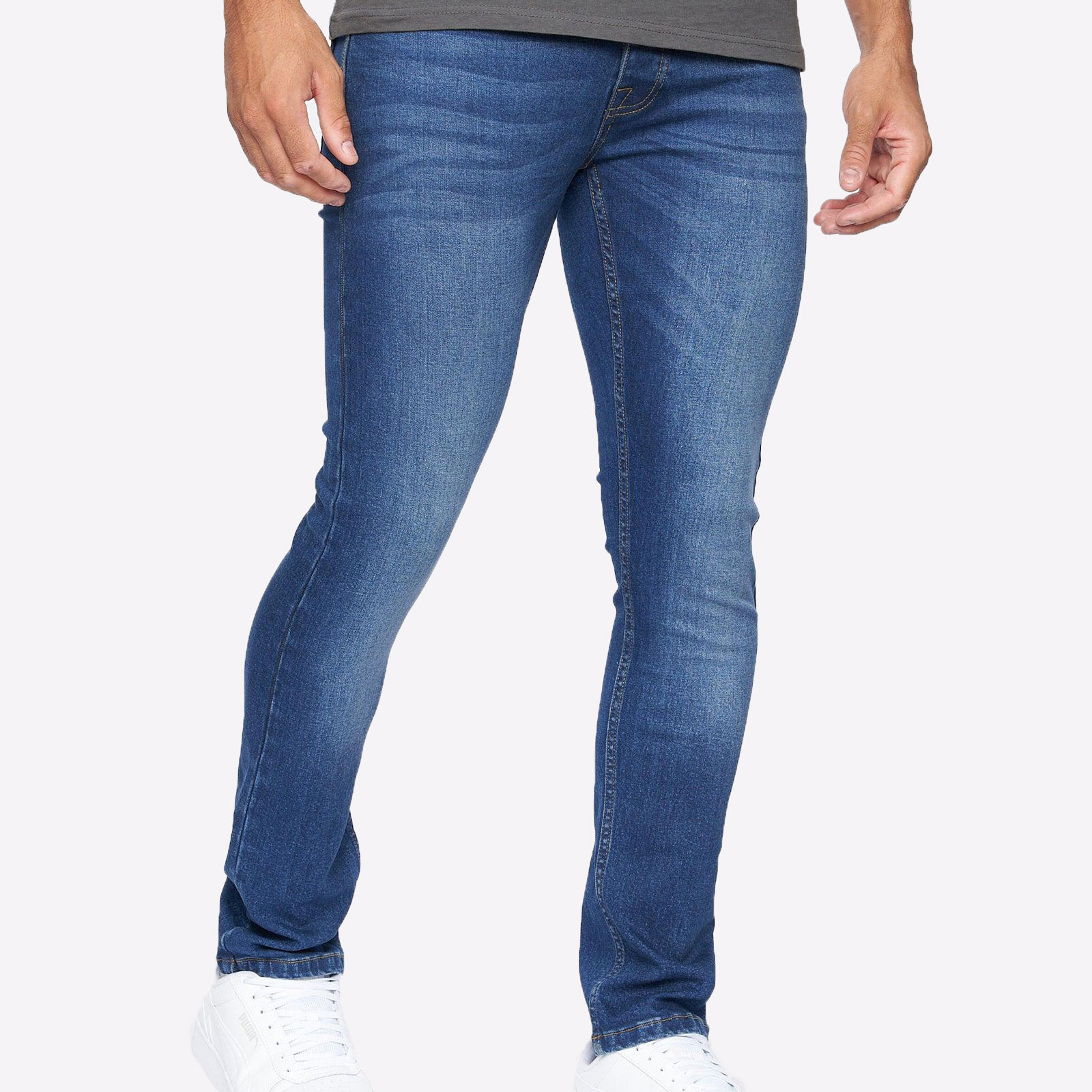 Crosshatch Buraca Slim Fit Jeans Mens - BTM-1636