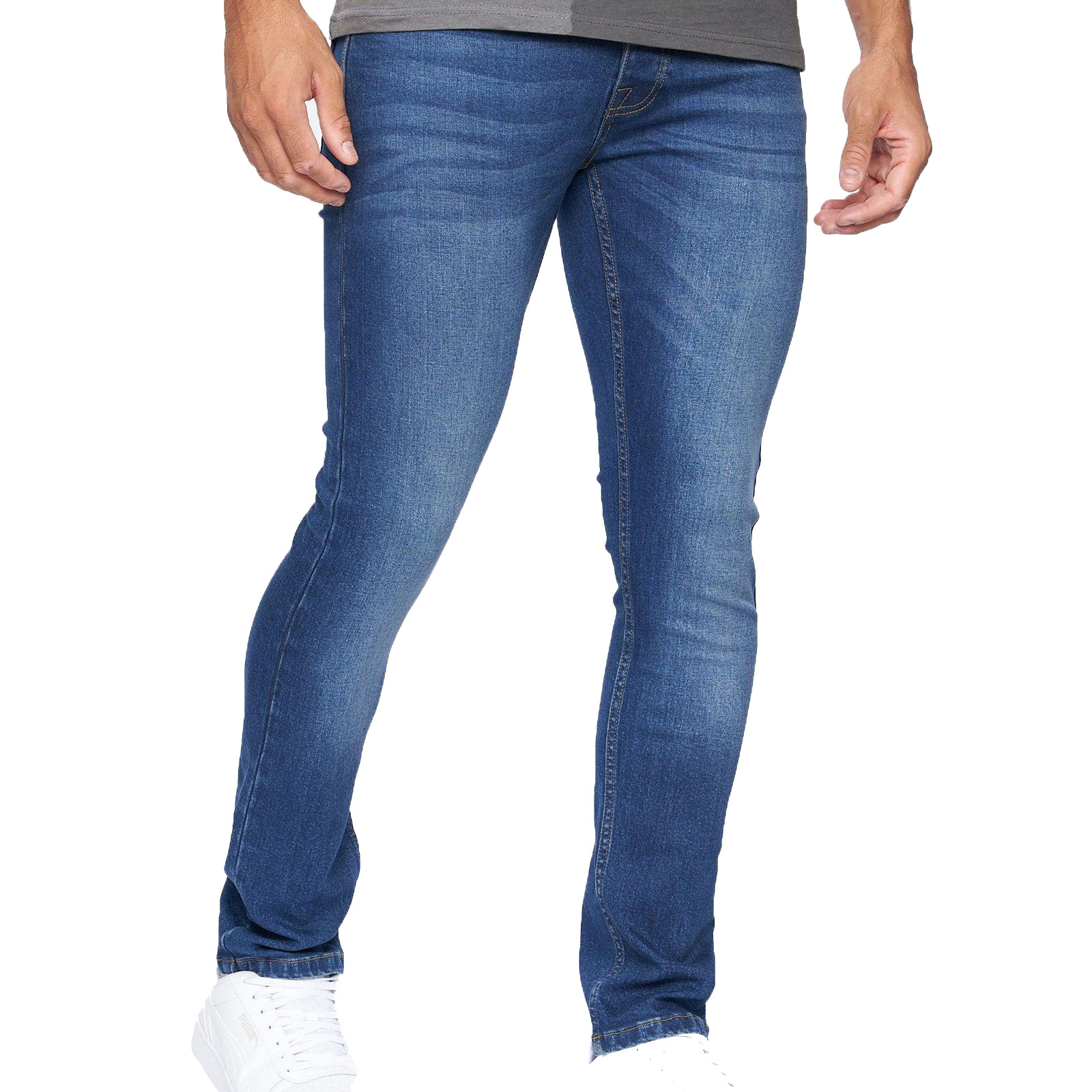 Crosshatch Buraca Slim Fit Jeans Mens - BTM-1636