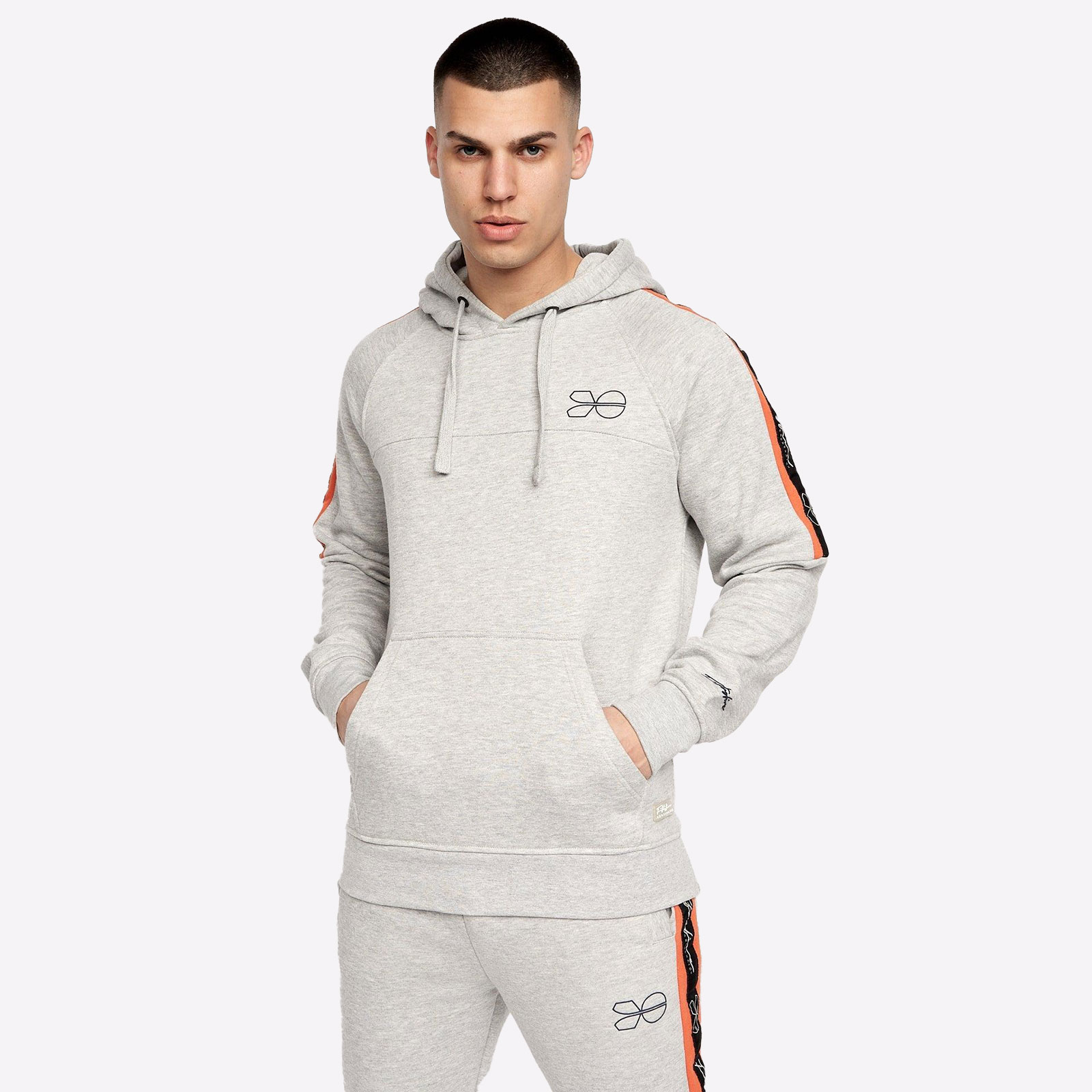Crosshatch Chillmake Hoodie Men's - Adult - Grey Marl | Hoodies  | Grey Marl  | UK Size Large