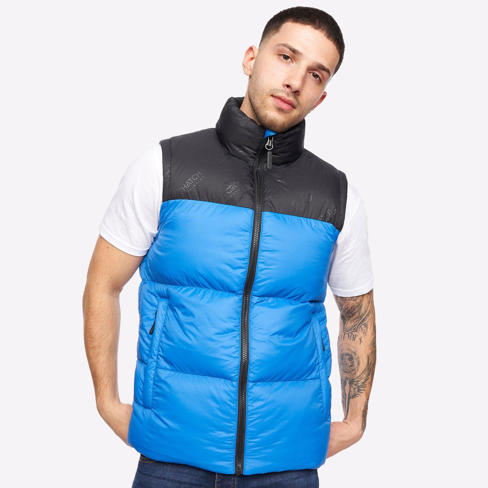 Crosshatch Demerley Gilet Men's Trainers, Size S In Blue