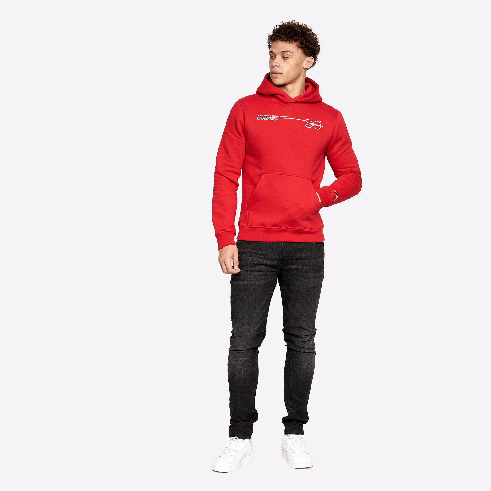 Crosshatch Karver 2-Pack Hoodies Men's - Adult - Red/Black | Hoodies  | Red/Black  | UK Size Medium