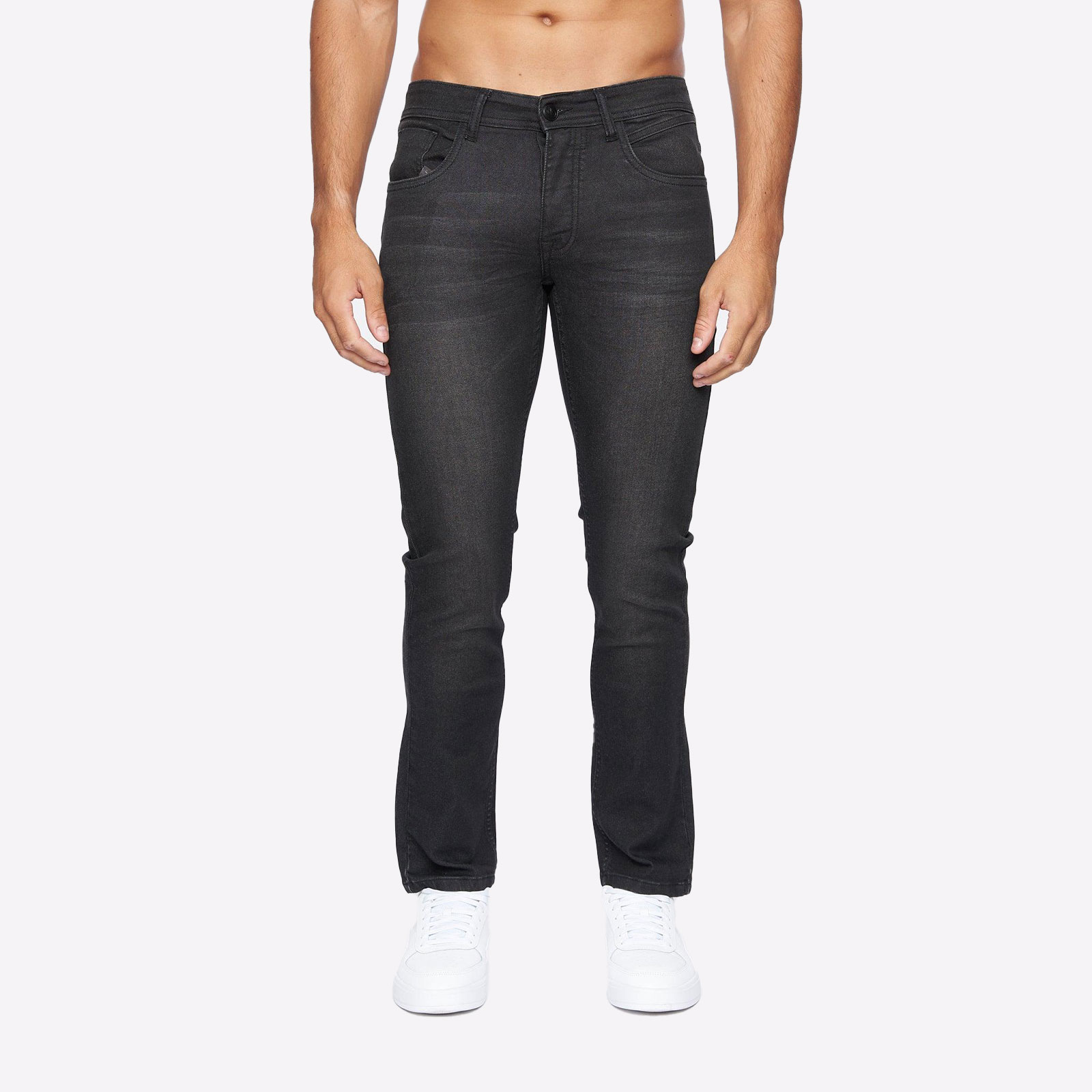 Crosshatch Malcolm Jeans Men's (Slim Fit)  Size:  Colour : Dark Charcoal W40 L30 In Dark Charcoal