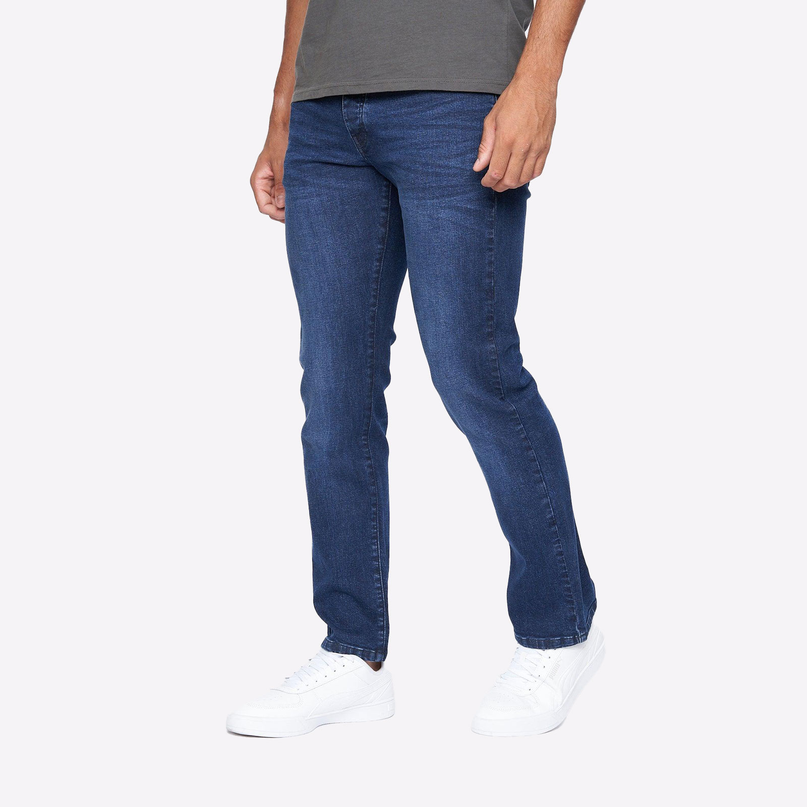 Crosshatch Princed Jeans Men's Trainers  Size:  Colour : Dark Wash W38 L32 In Dark Wash