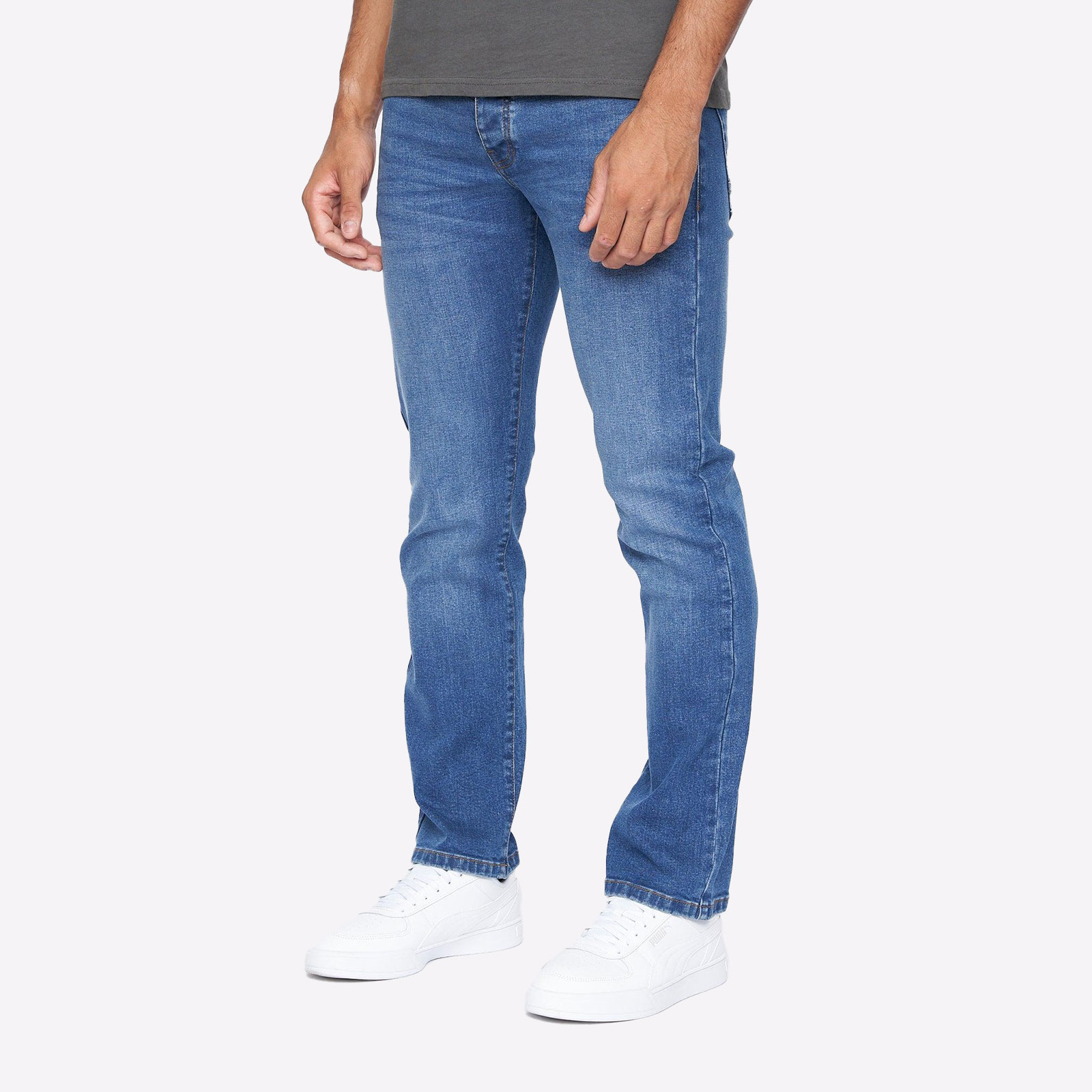 Crosshatch Princed Jeans Men's Trainers  Size:  Colour : Stone Wash W38 L32 In Stone Wash