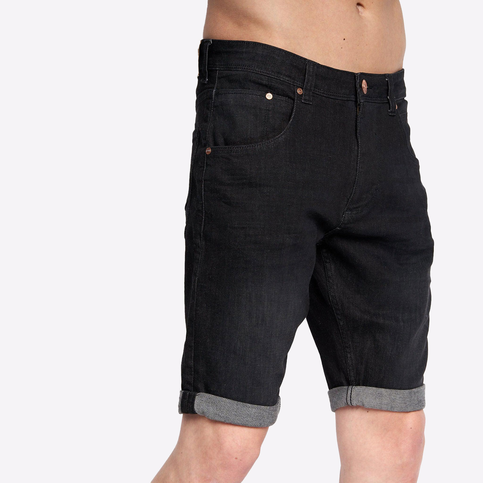 Duck And Cover Mustone Denim Shorts Men's   Size: 3 Colour : Black