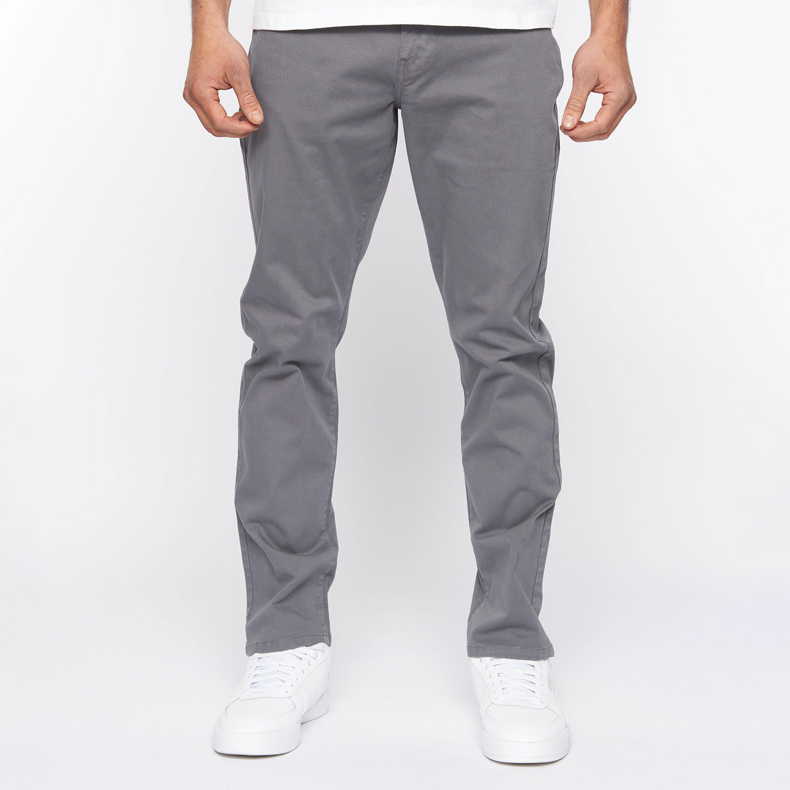 Duck And Cover Franztown Chinos Men's (Slim Fit) Men's Trainers, Size W32 L30 In Grey
