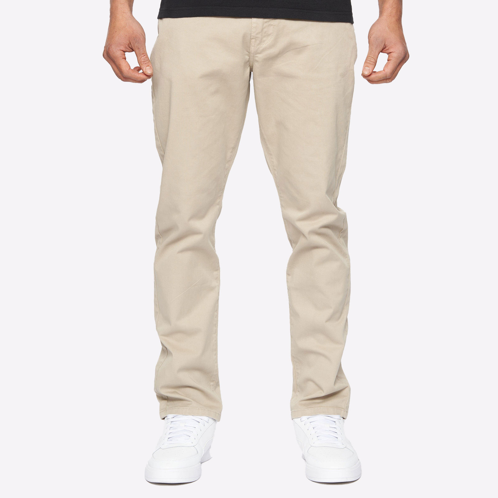 Duck And Cover Franztown Chinos Men's Trainers, Size W32 L30 In Stone / Beige
