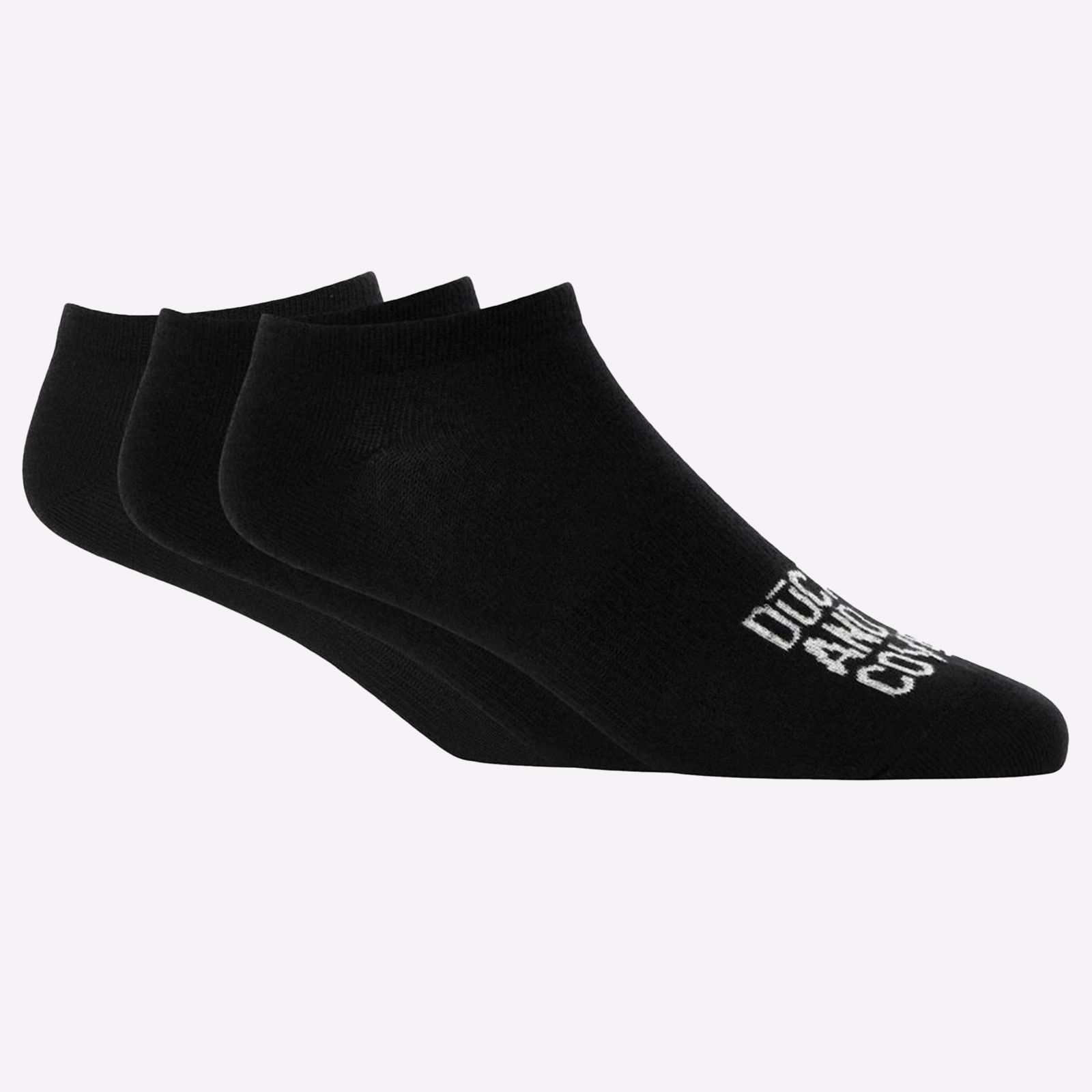 Duck And Cover Fubel Trainer Socks 5Pk Men's Trainers, Size 6-11/40-46 In Black