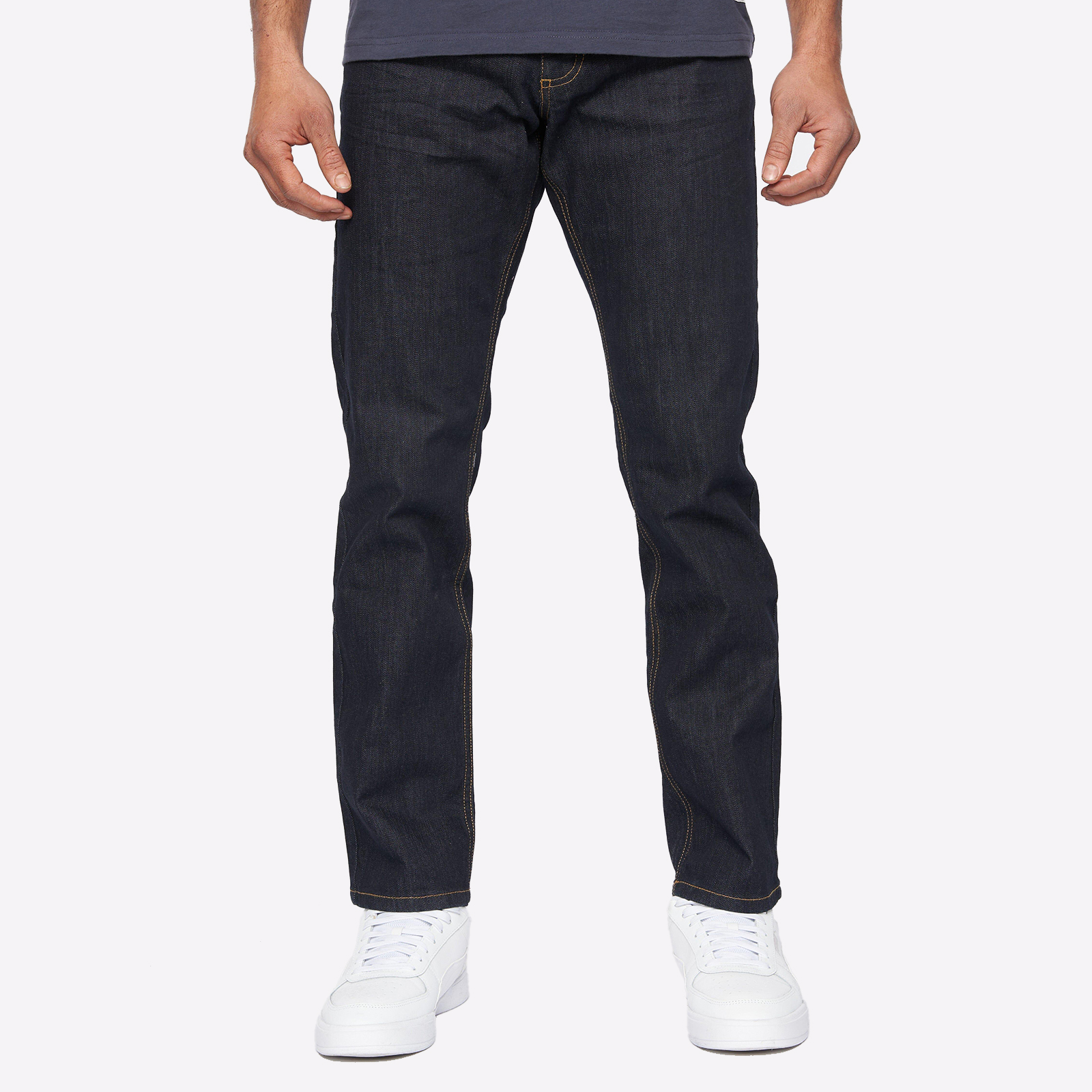 Duck And Cover Hydras Jeans Men's Trainers  Size:  Colour : Raw Wash / Black W38 L34
