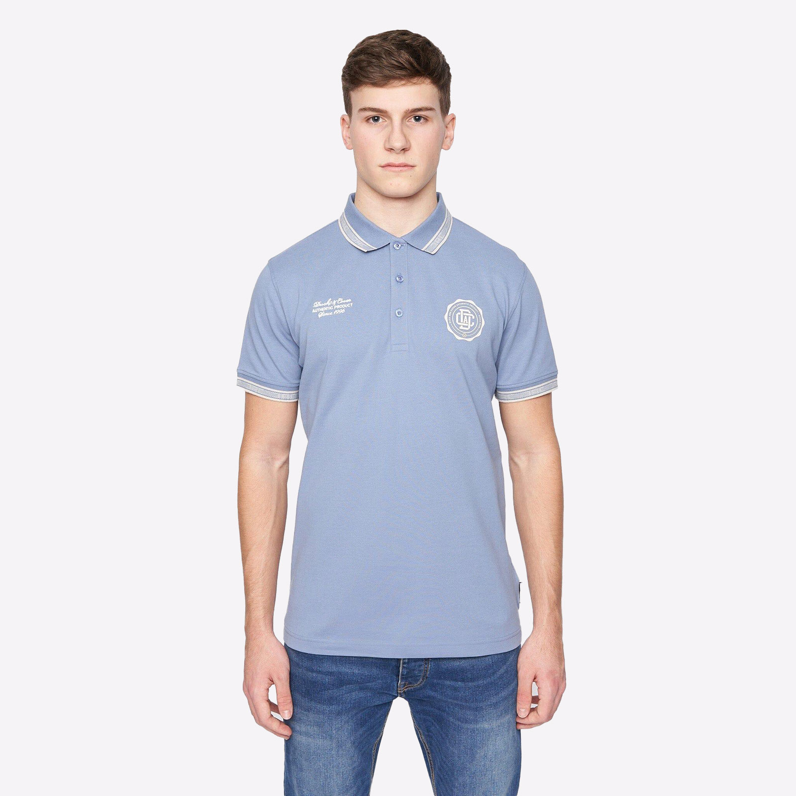 Duck And Cover Keyaan Polo Men's  Colour : Grey