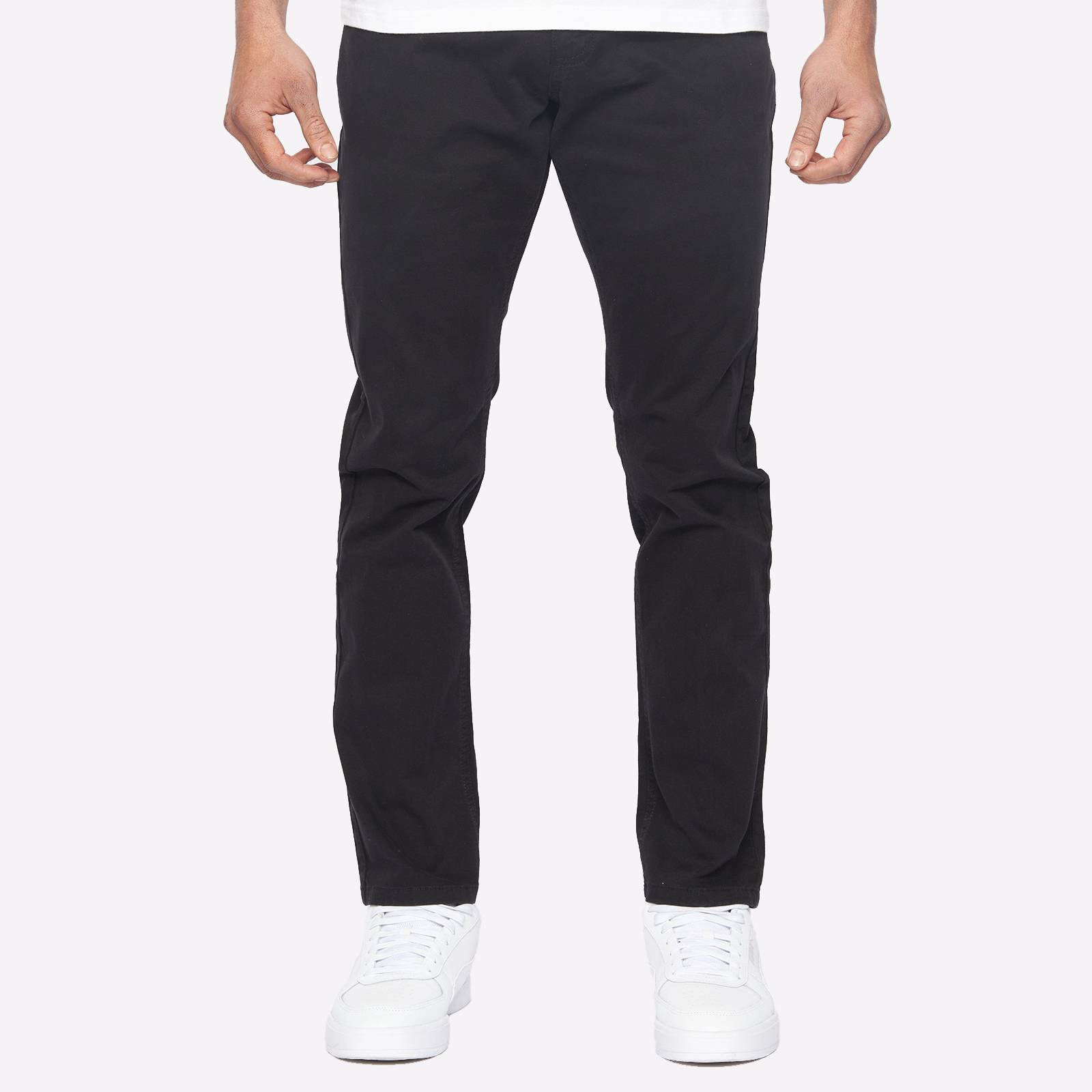 Duck And Cover Moretor Chinos Men's Trainers, Size W40 L30 In Black