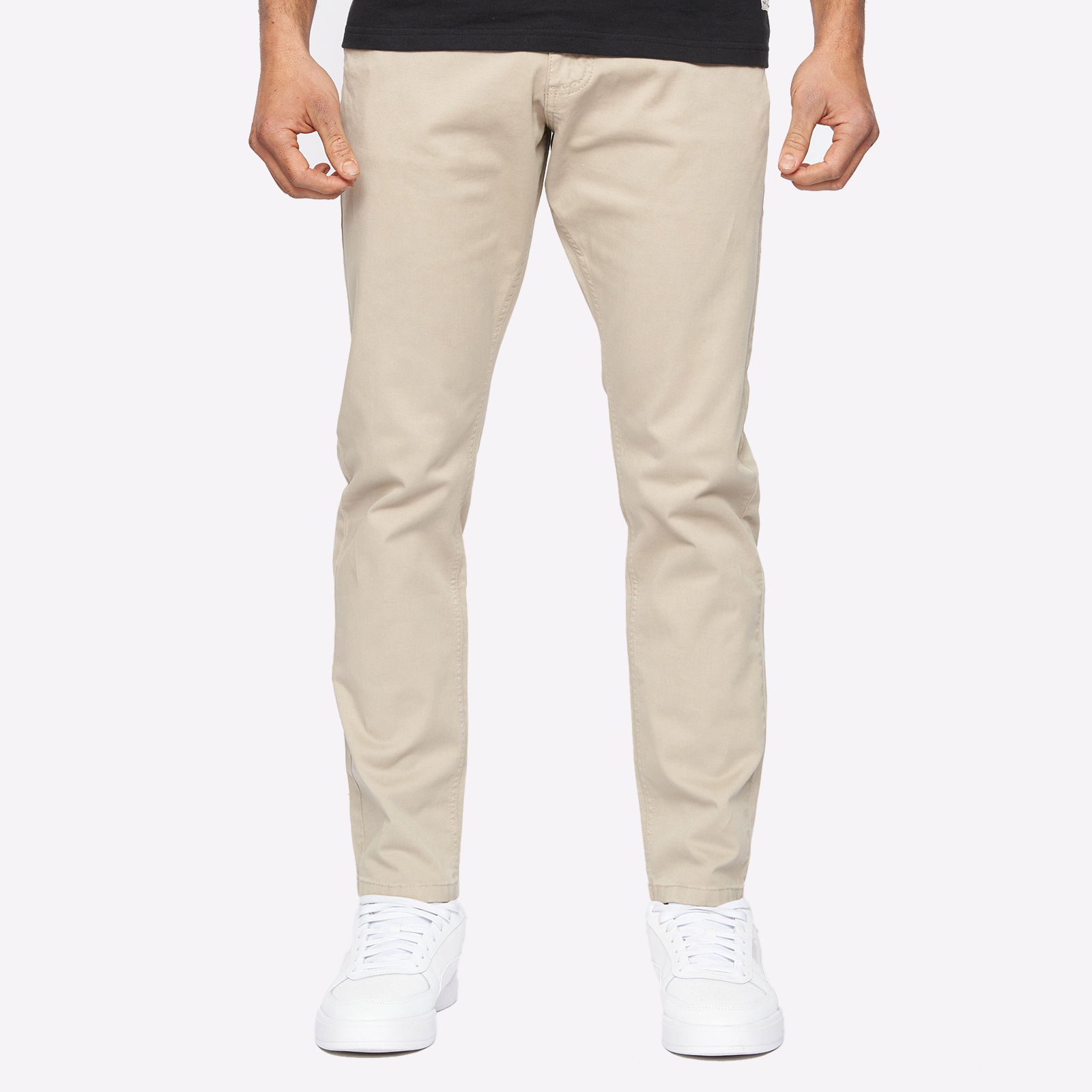 Duck And Cover Moretor Chinos Men's Trainers, Size W40 L30 In Stone