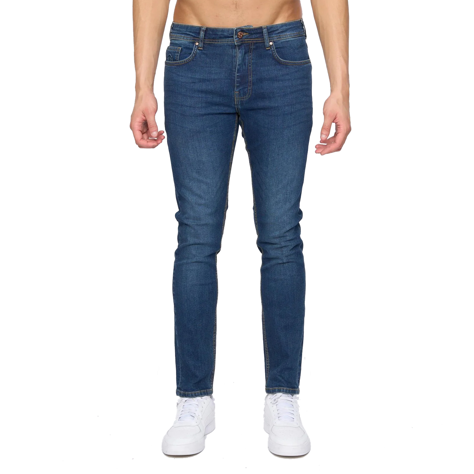 Duck And Cover Overburg Jeans Men's Trainers  Size:  Colour : Dark Wash / Navy W32 L32