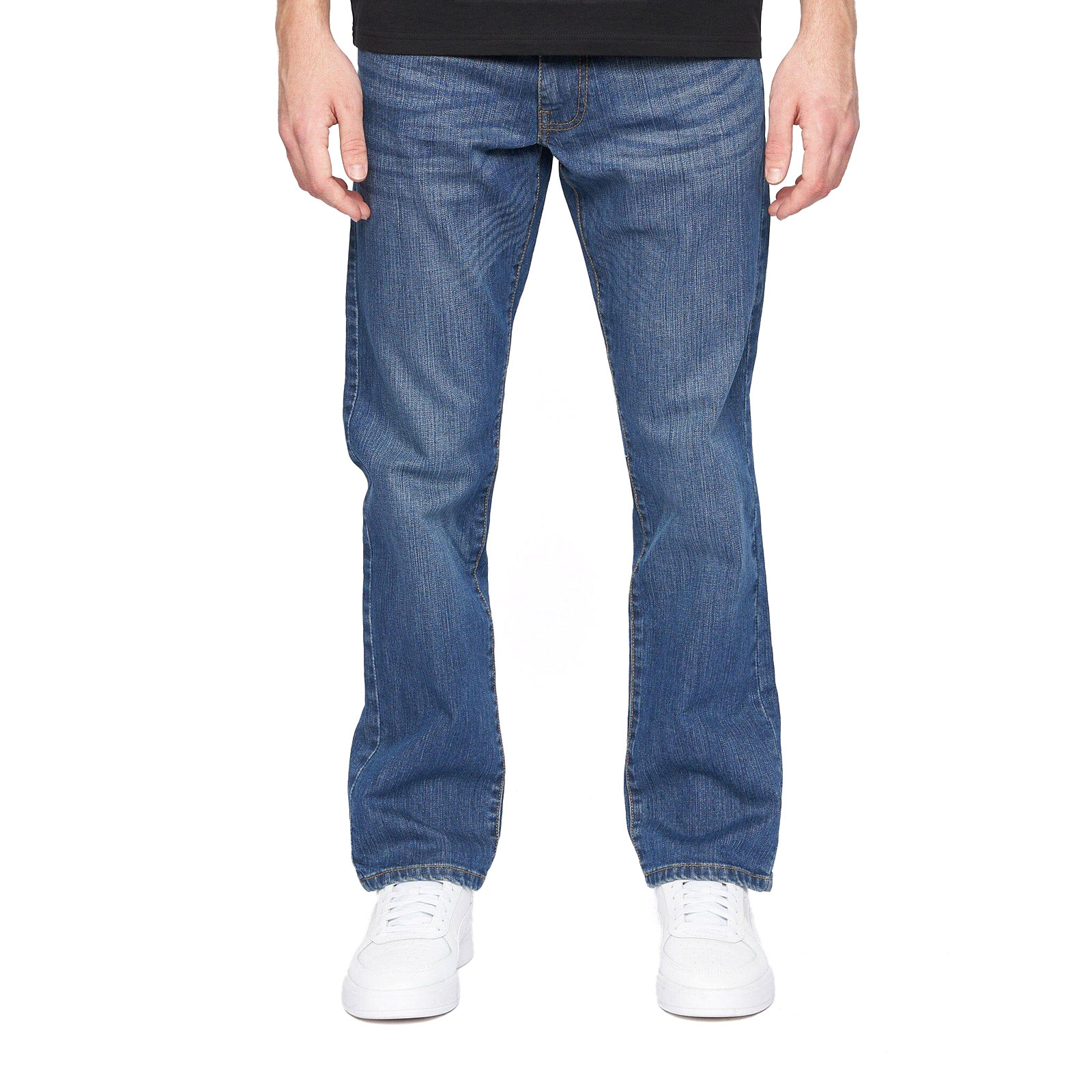 Crosshatch Bandol Straight Leg Jeans Men's Trainers  Size:  Colour : Blue W40 L30 In Blue